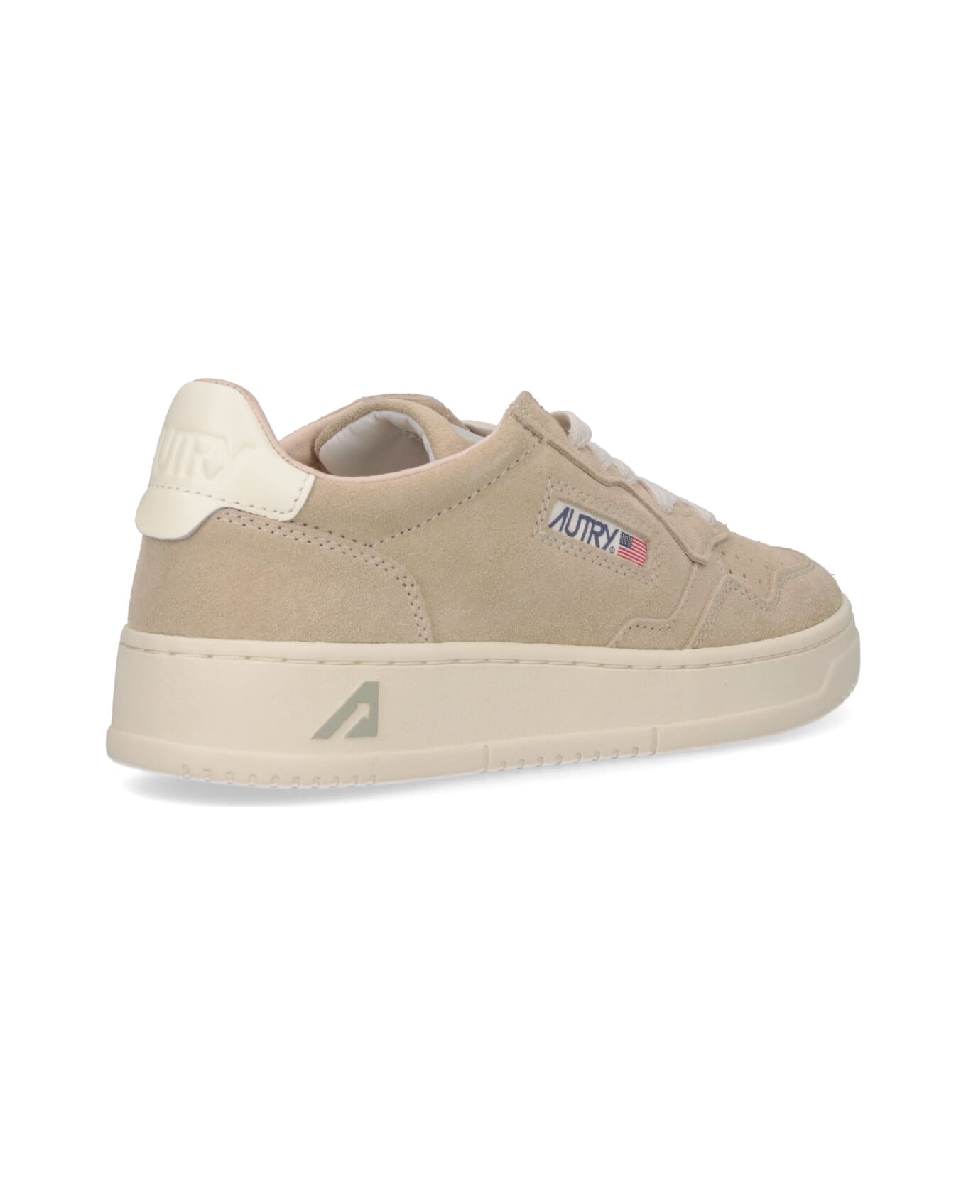 Autry "medalist" Low Sneakers - Beige
