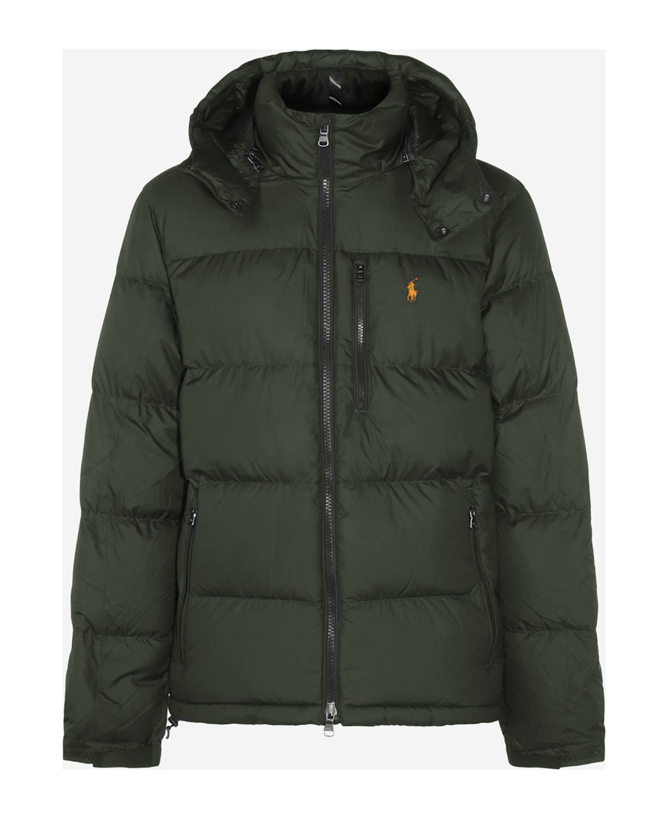 Polo Ralph Lauren Gorham Nylon Down Jacket With Logo - Green