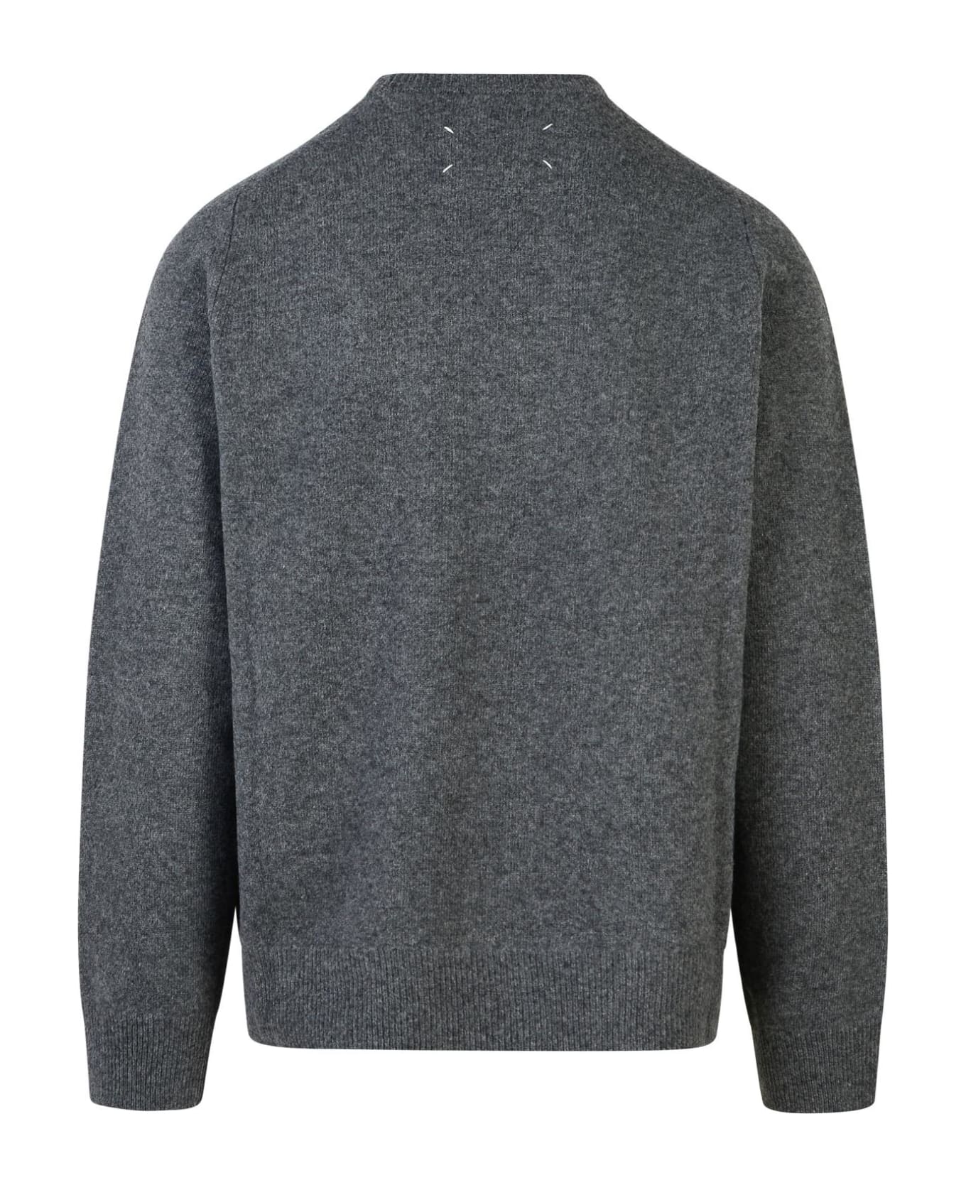 Maison Margiela Grey Wool Sweater - Grey