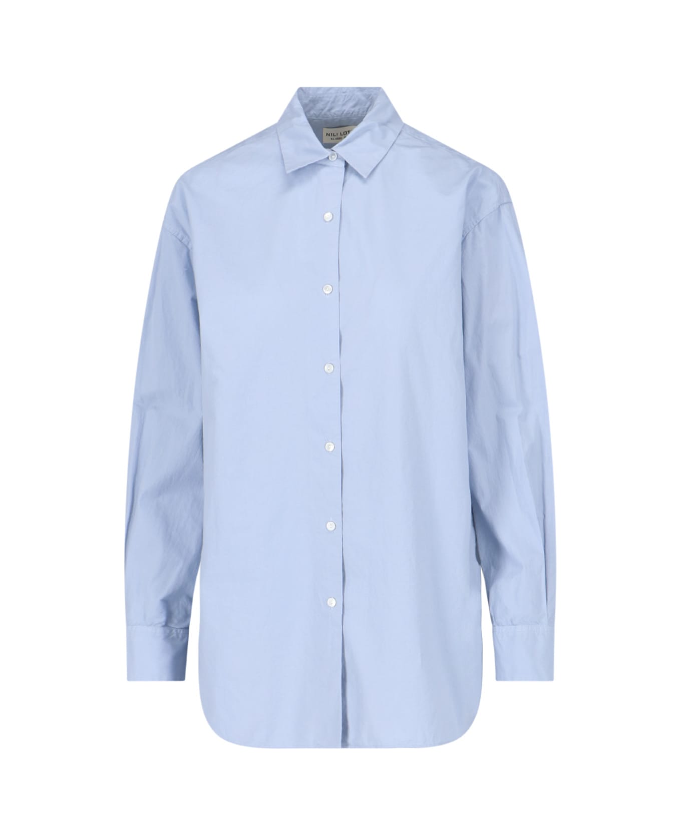 Nili Lotan 'yorke' Shirt - Light Blue シャツ