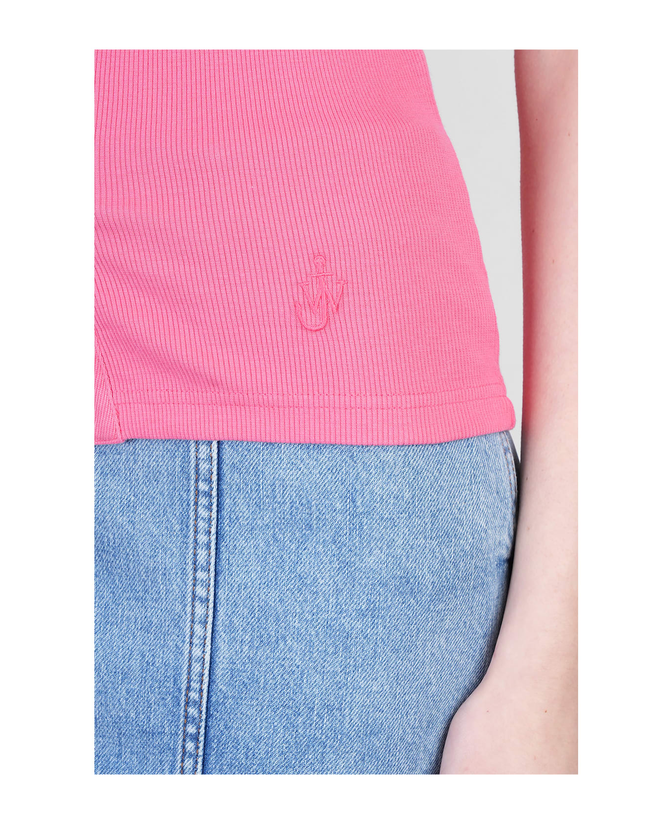 J.W. Anderson Topwear In Rose-pink Cotton - Rosa