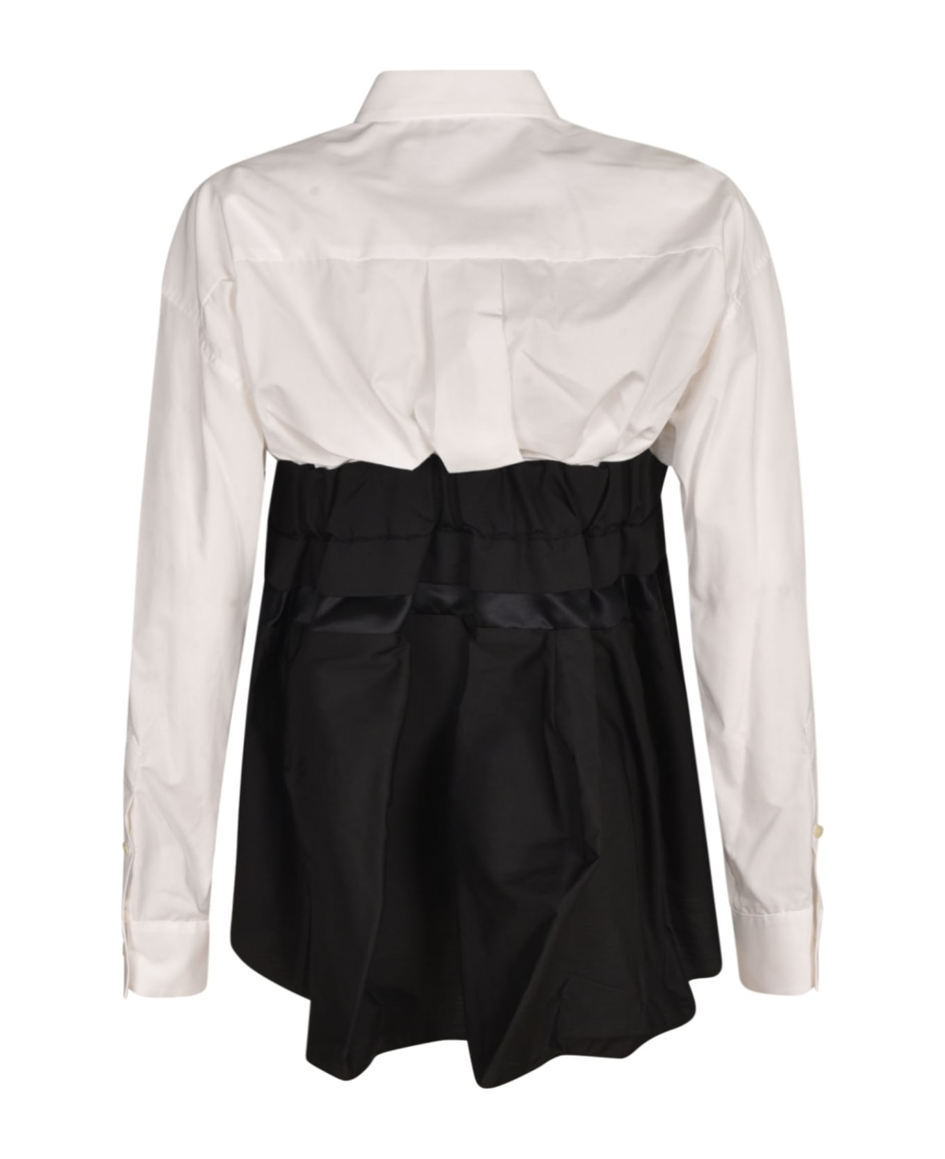 Sacai Concealed Shirt - White/Black シャツ