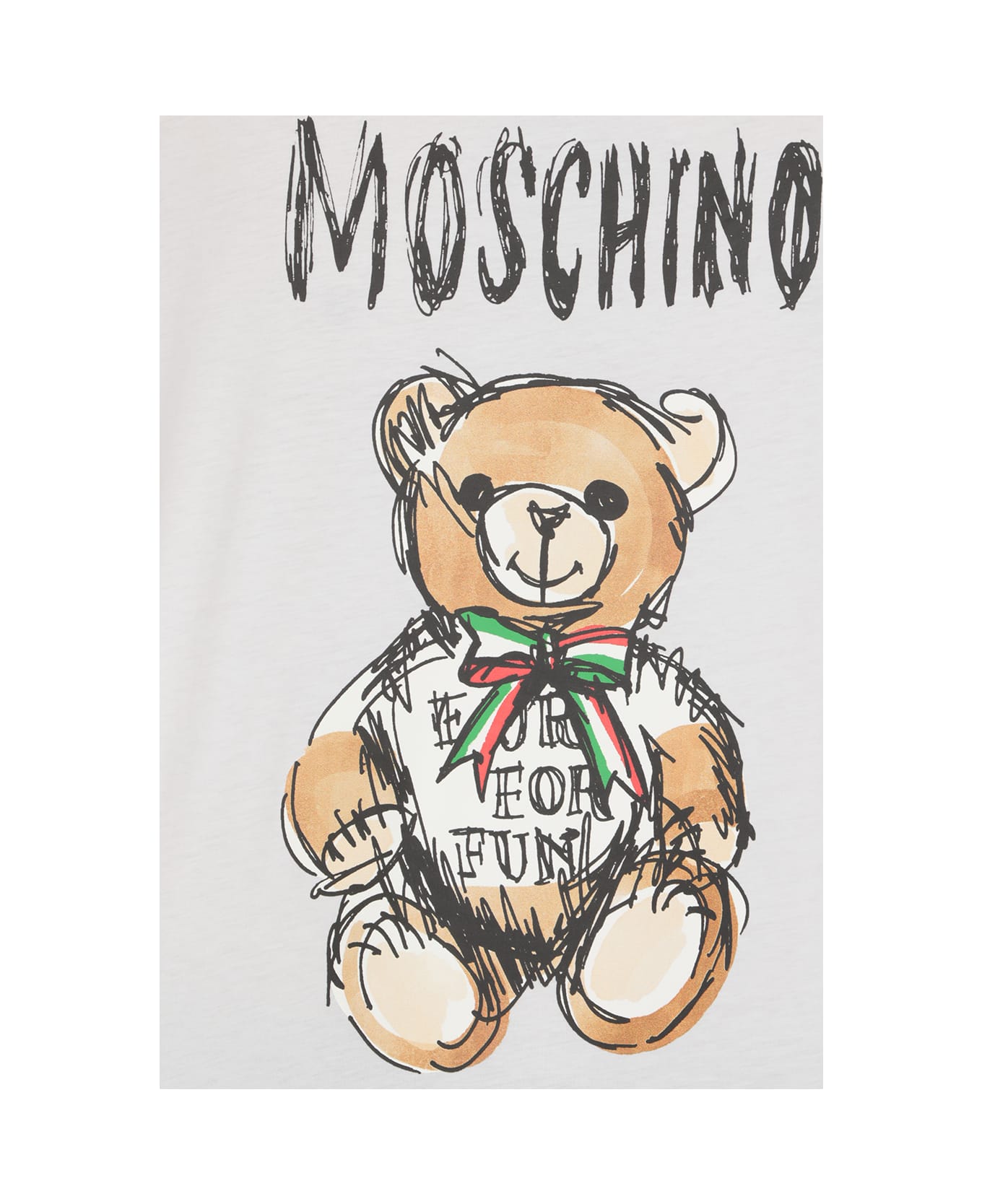 Moschino T-shirt With Logo - White シャツ