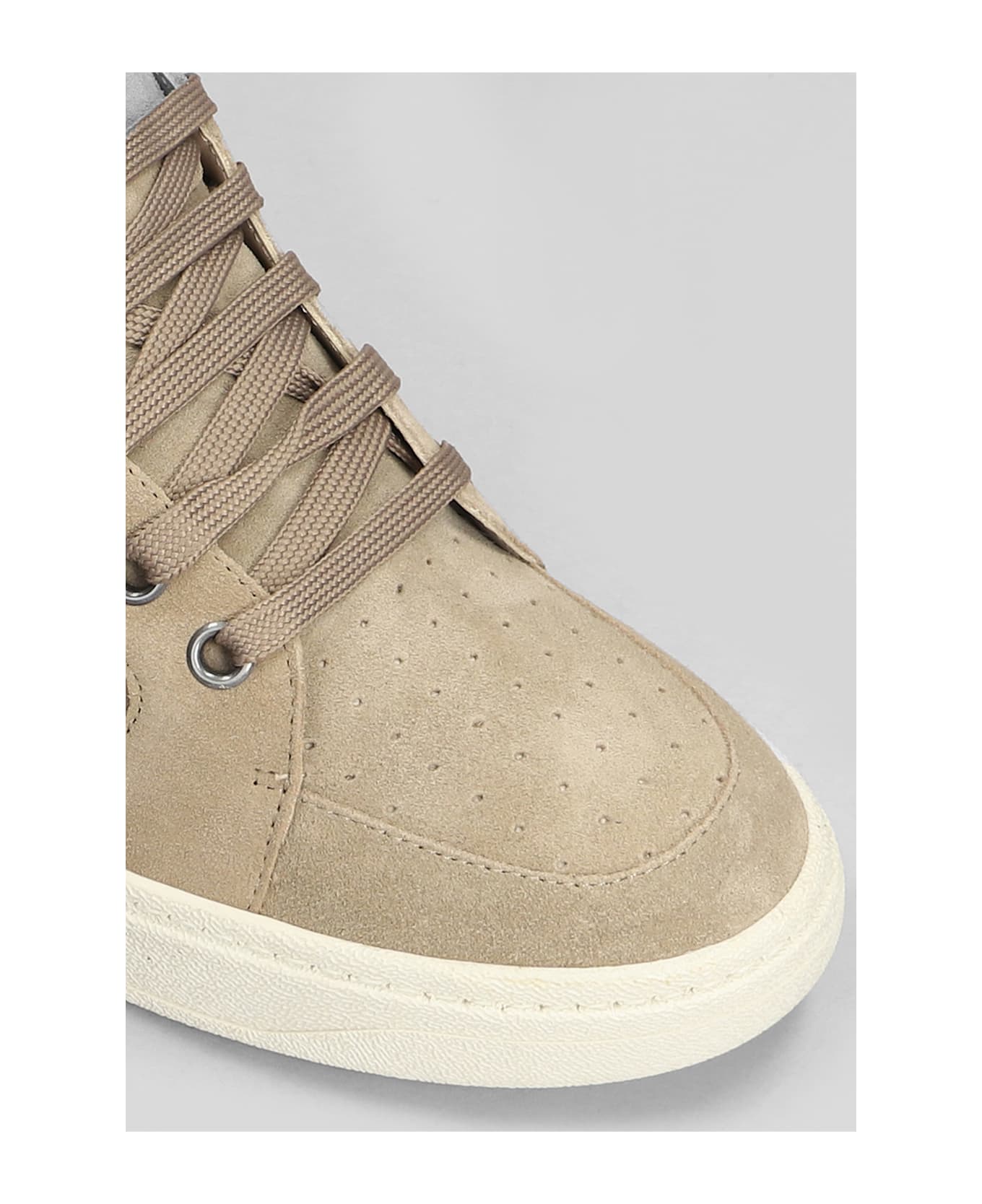 Giuseppe Zanotti Gz94 Sneakers In Beige Suede - beige