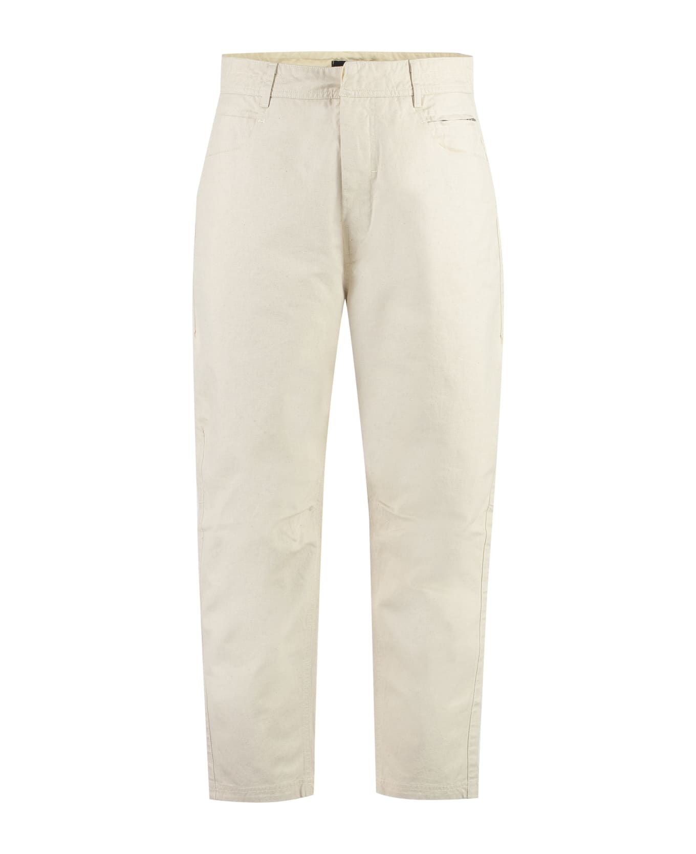 Stone Island Shadow Project Cotton Blend Slit Trousers - Sand