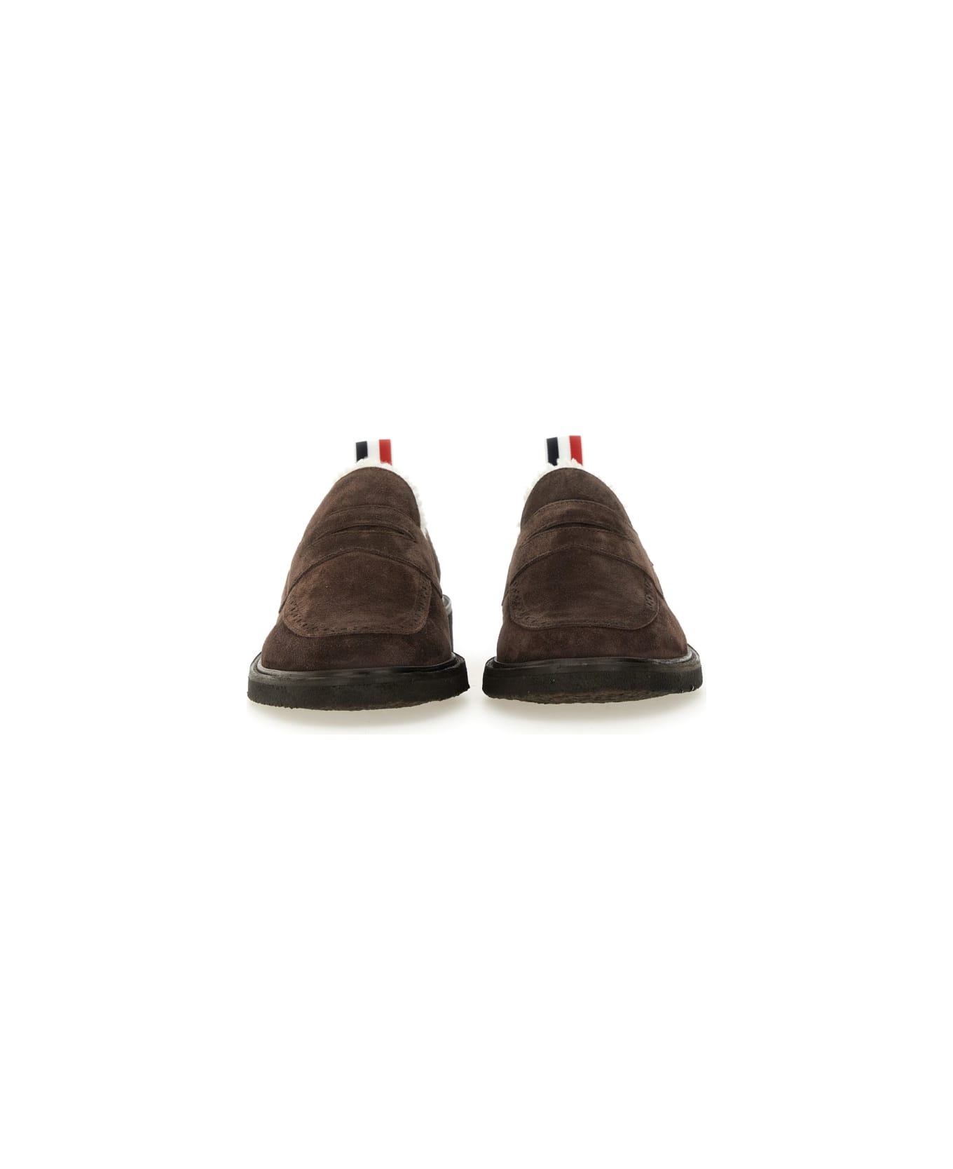 Thom Browne Moccasin 'penny' - BROWN