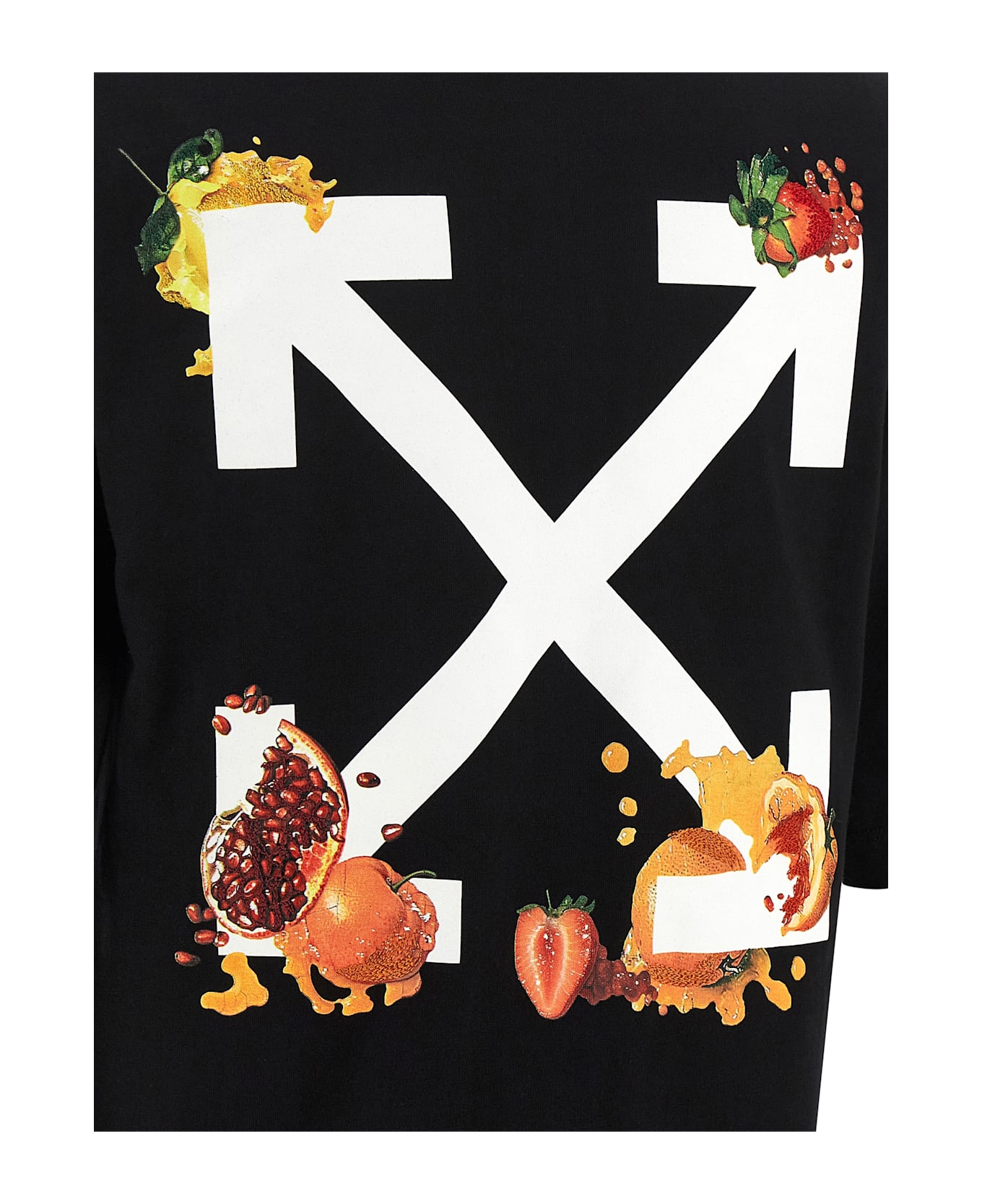 Off-White 
emb Fruits Arrow
 T-shirt - Black  