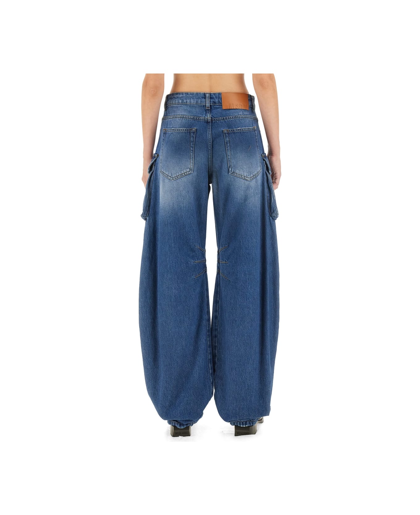 MSGM Cargo Jeans - blue