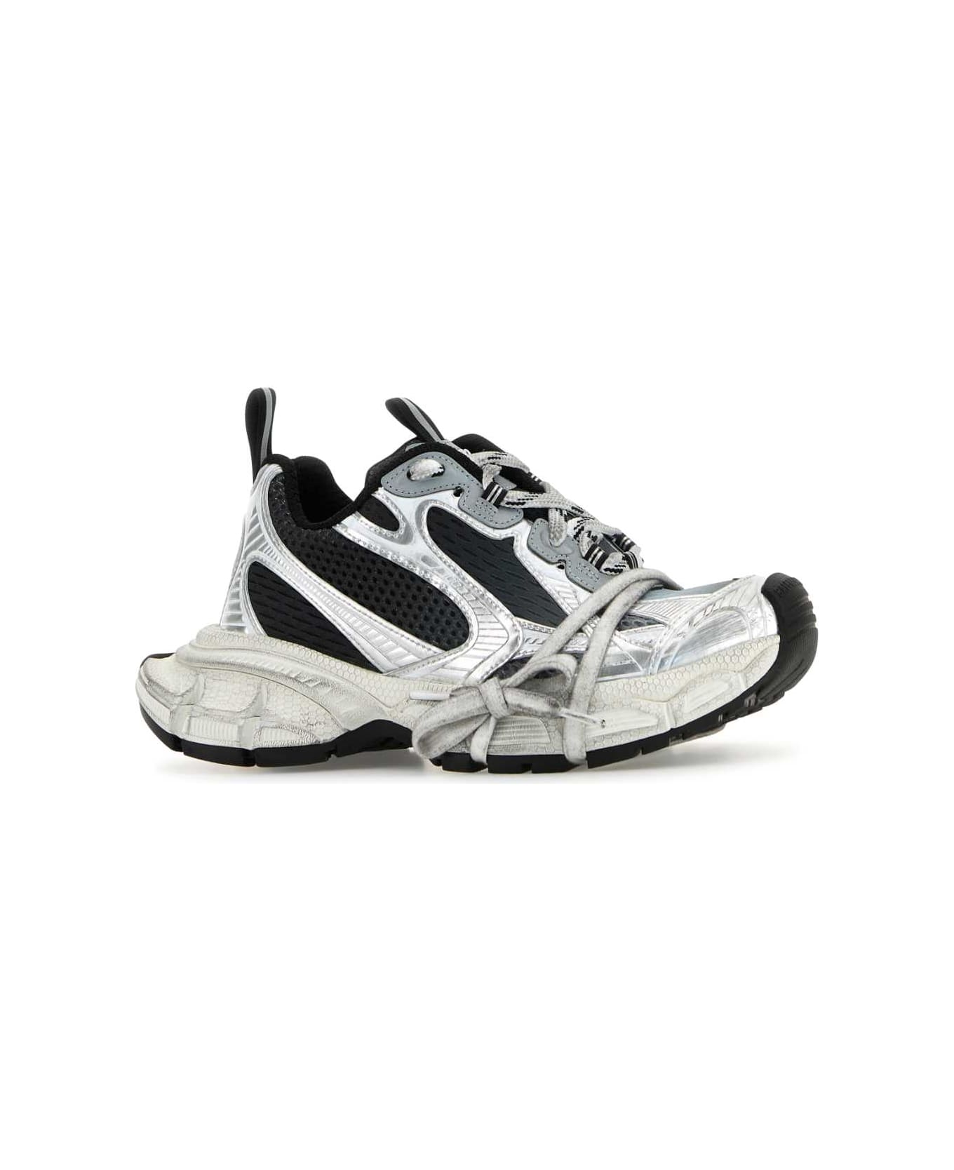 Balenciaga Multicolor Mesh And Rubber 3xl Gradient Sneakers - BLK/GREY/WHITE スニーカー
