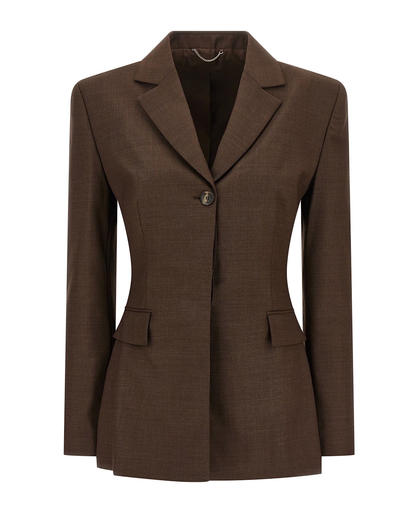 Magda Butrym 
03
 Blazer - Brown