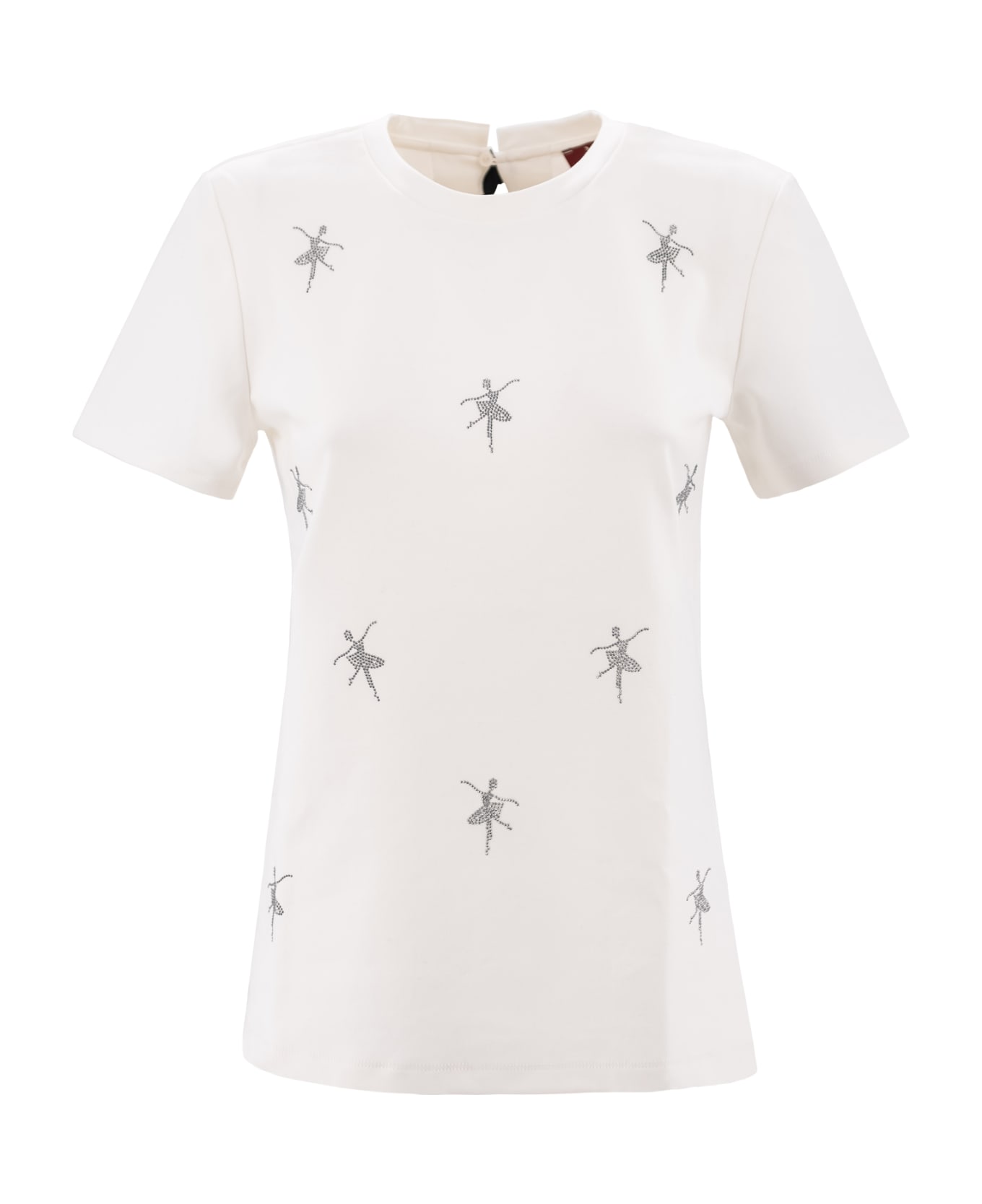 Max Mara Studio White Secchia T-shirt - WHITE