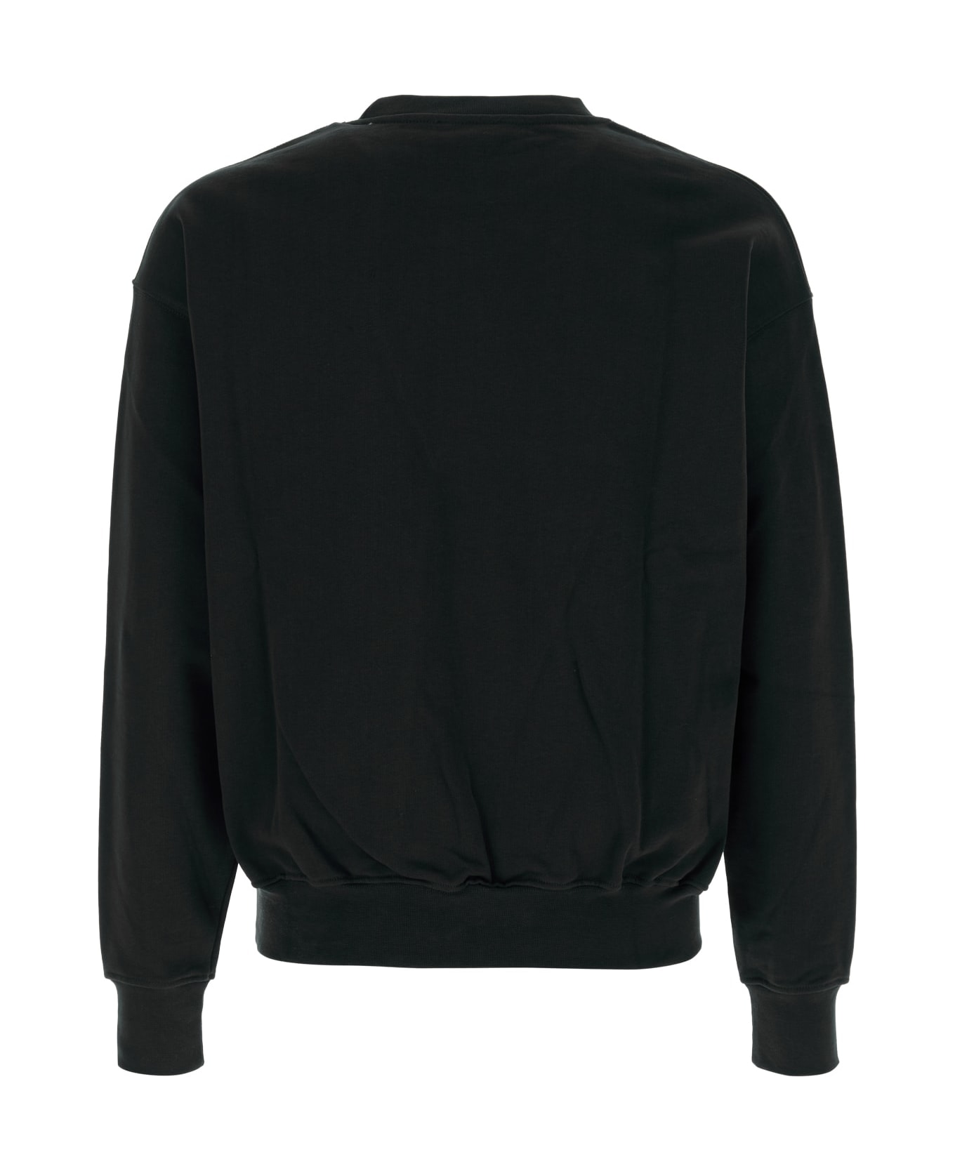 Family First Milano Sweatshirt Crewneck Heart - BLACK