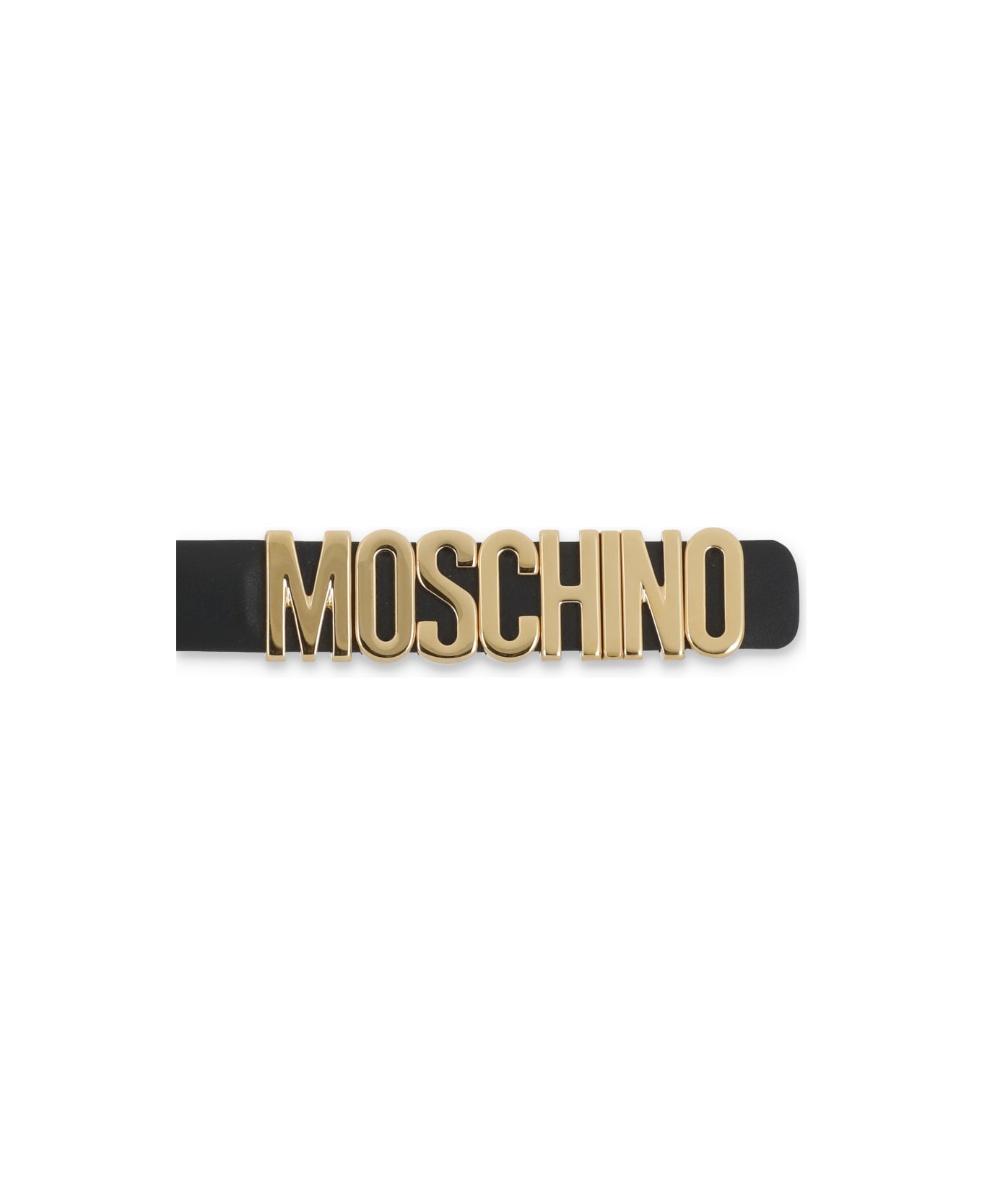 Moschino Logoed Belt - Nero