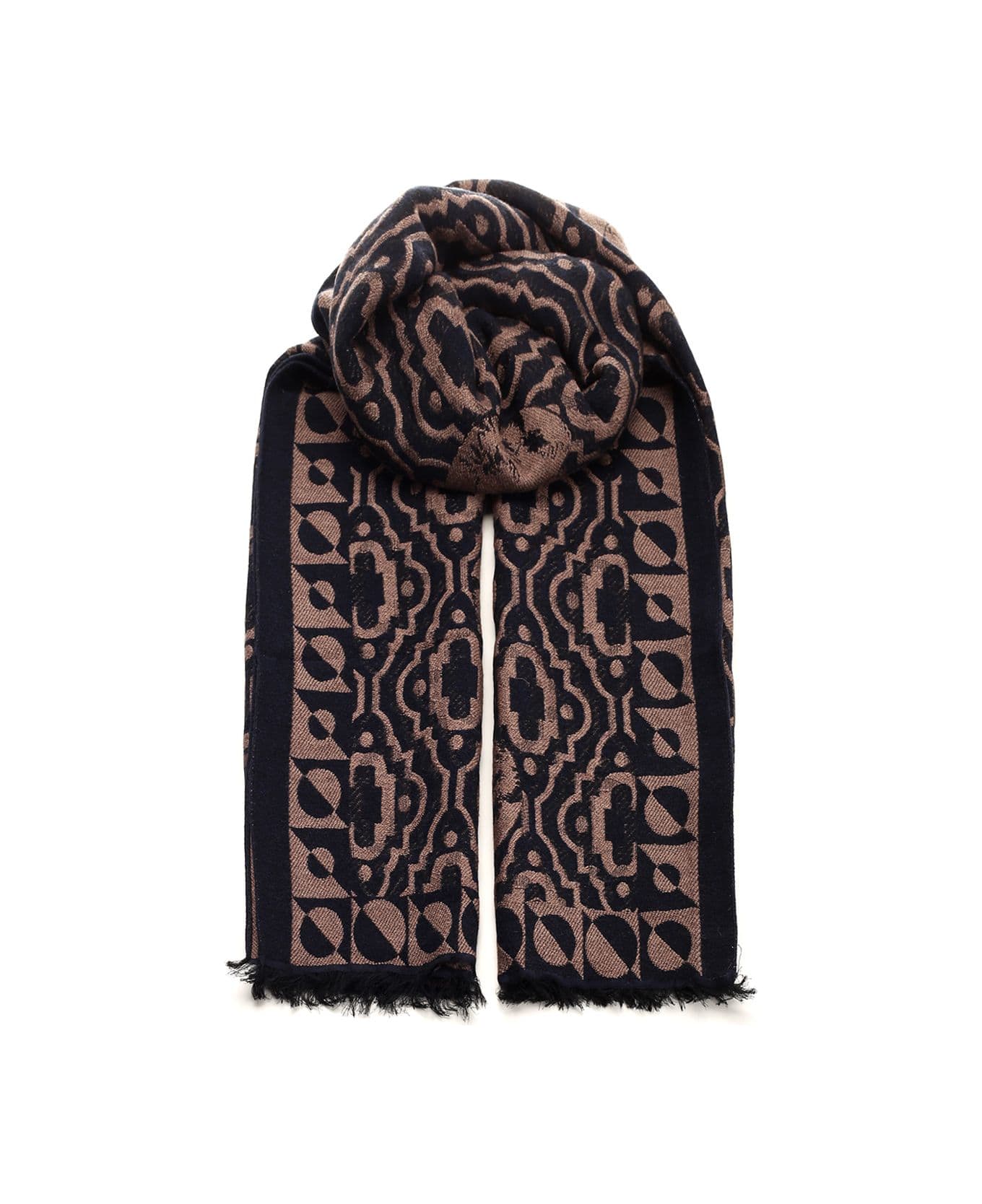 Gabriele Pasini Skull Scarf - Brown スカーフ