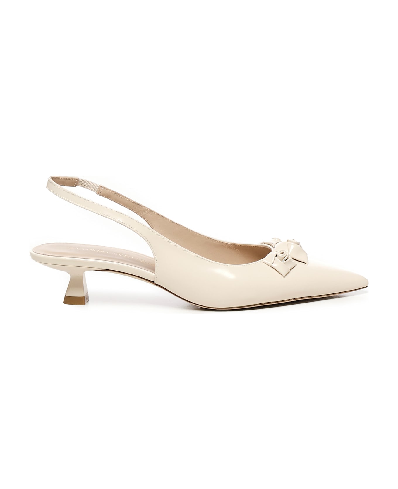 Stuart Weitzman Slingback Rosie - White