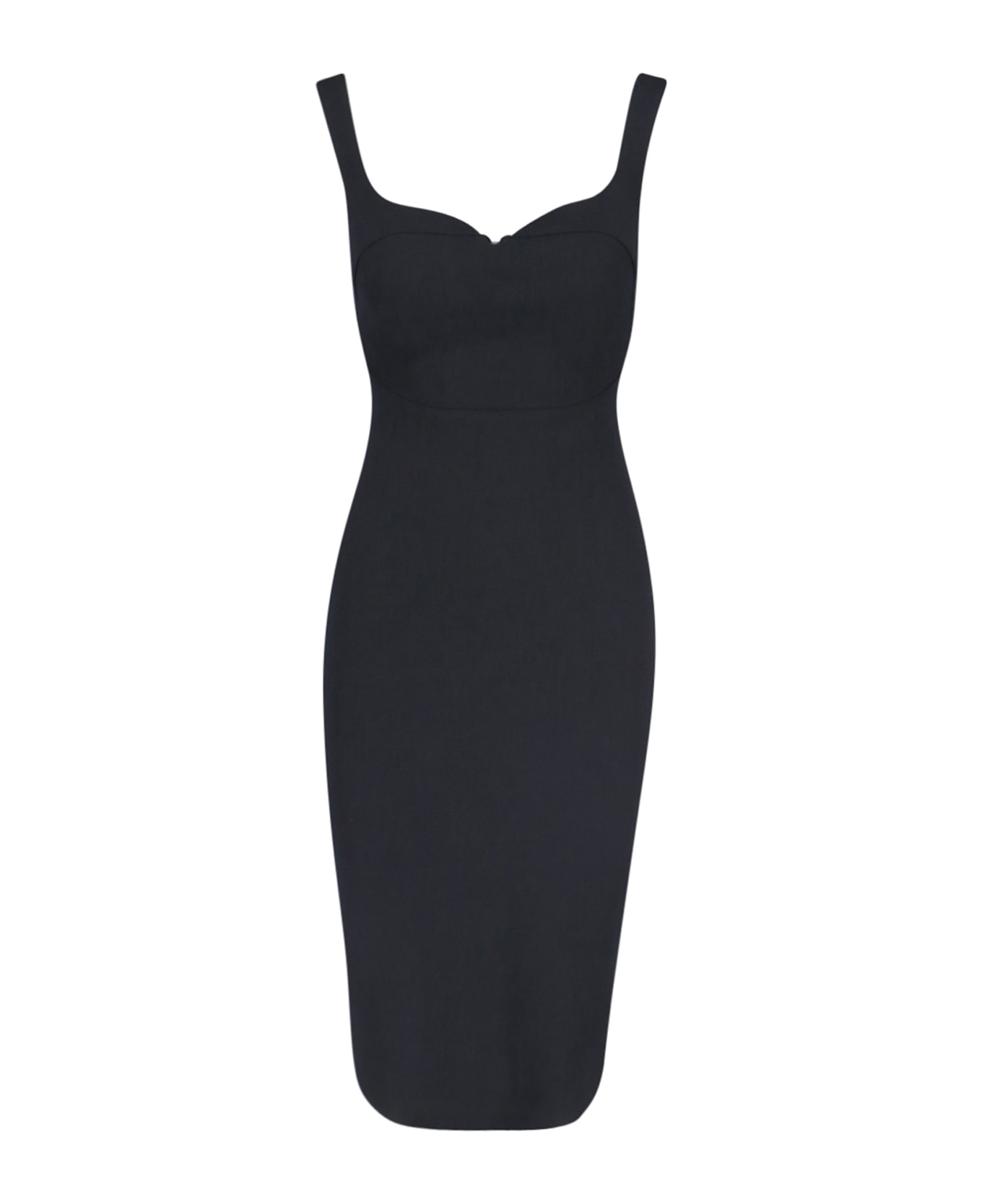 Victoria Beckham Midi Dress T-shirt - Black  