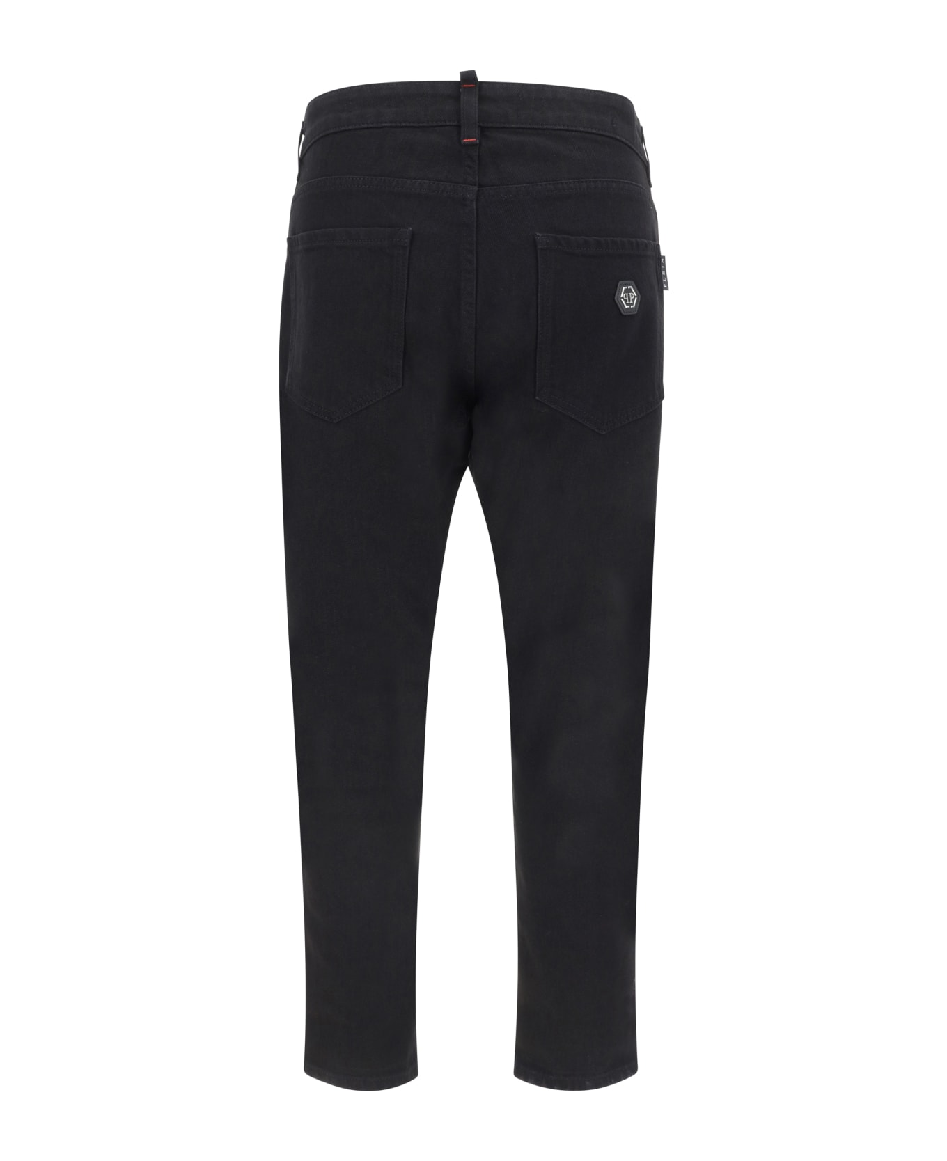 Philipp Plein Denim Pants - Jet Black