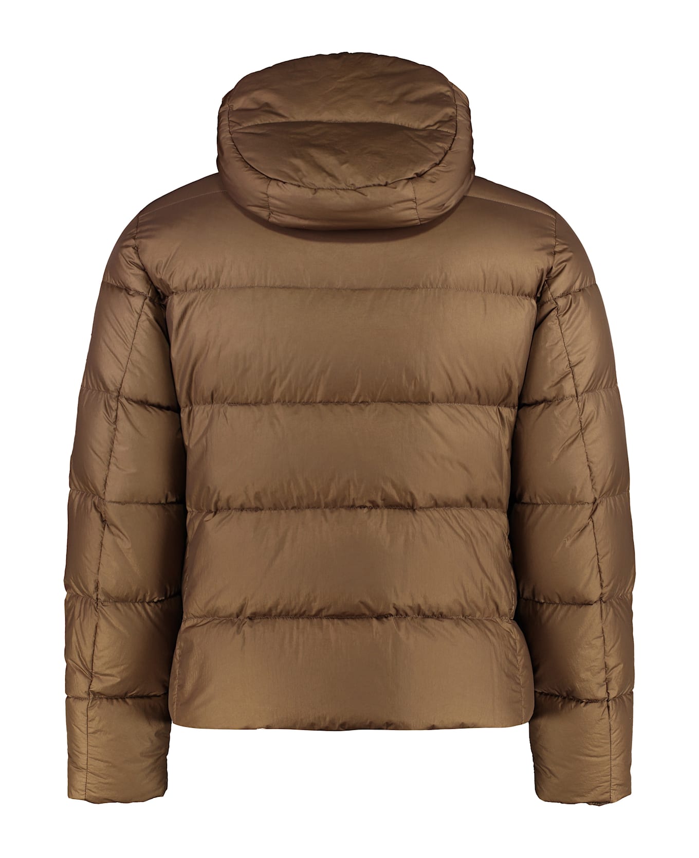 Moorer Nevio Hooded Down Jacket - brown