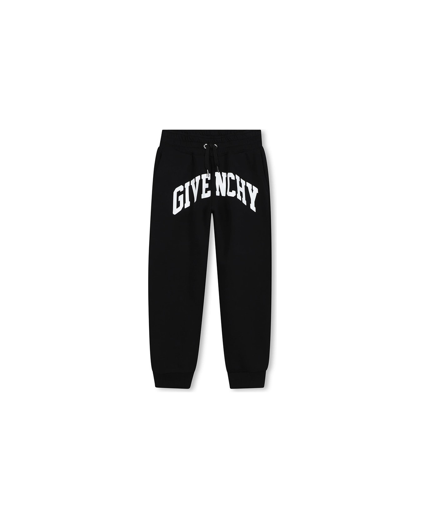 Givenchy Black Joggers With Lettering Logo - Black