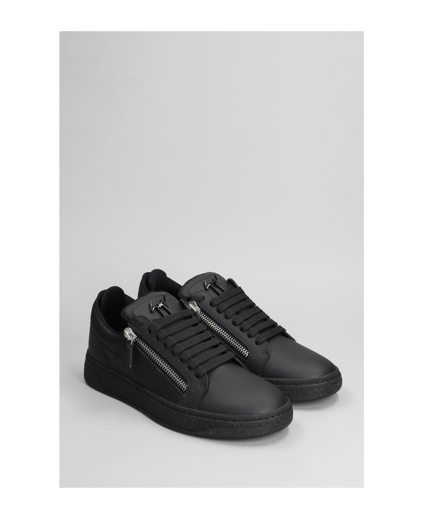 Giuseppe Zanotti Gz94 Sneakers In Black Leather - black