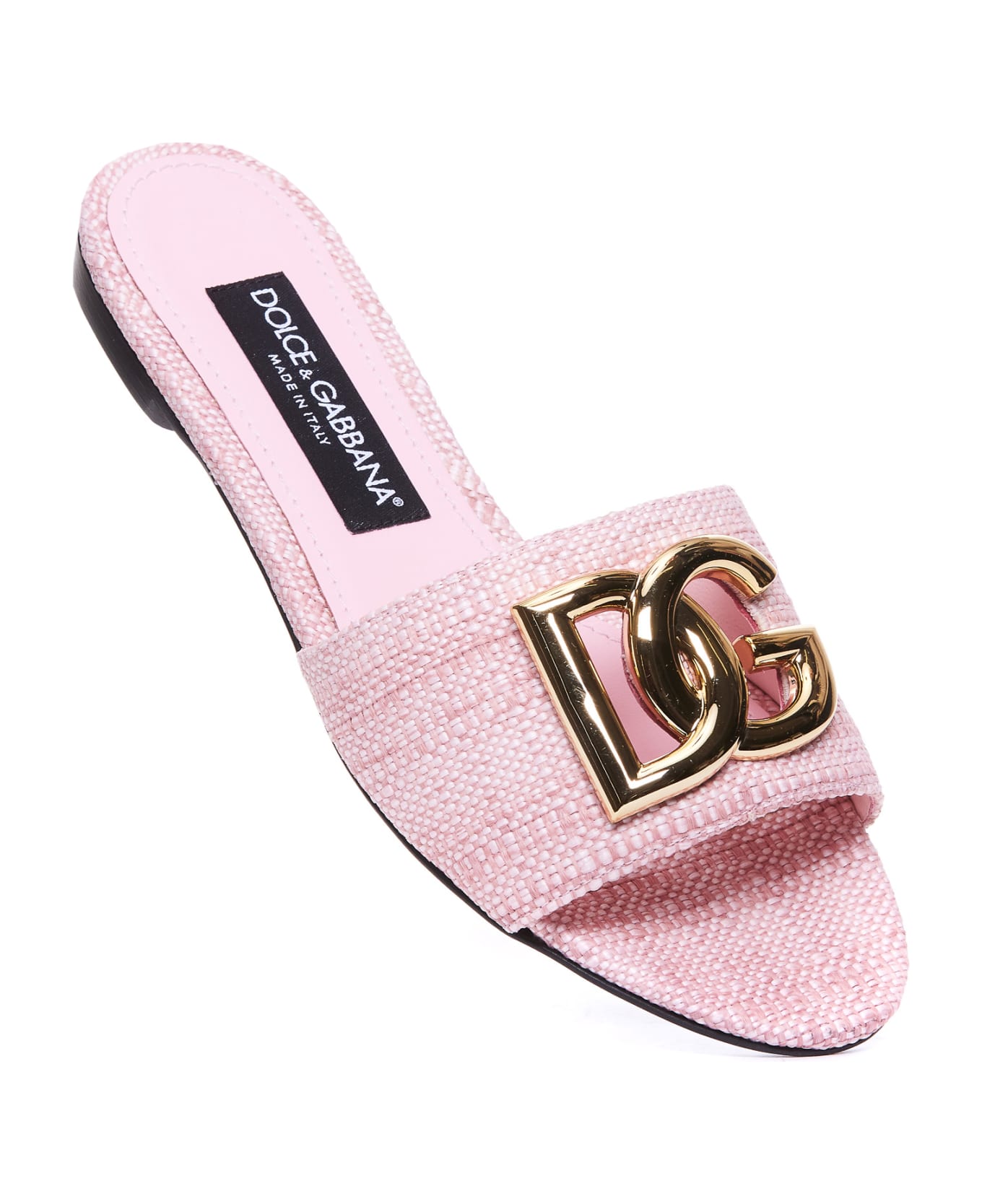 Dolce & Gabbana Pink Fabric Slippers - ROSA BABY2