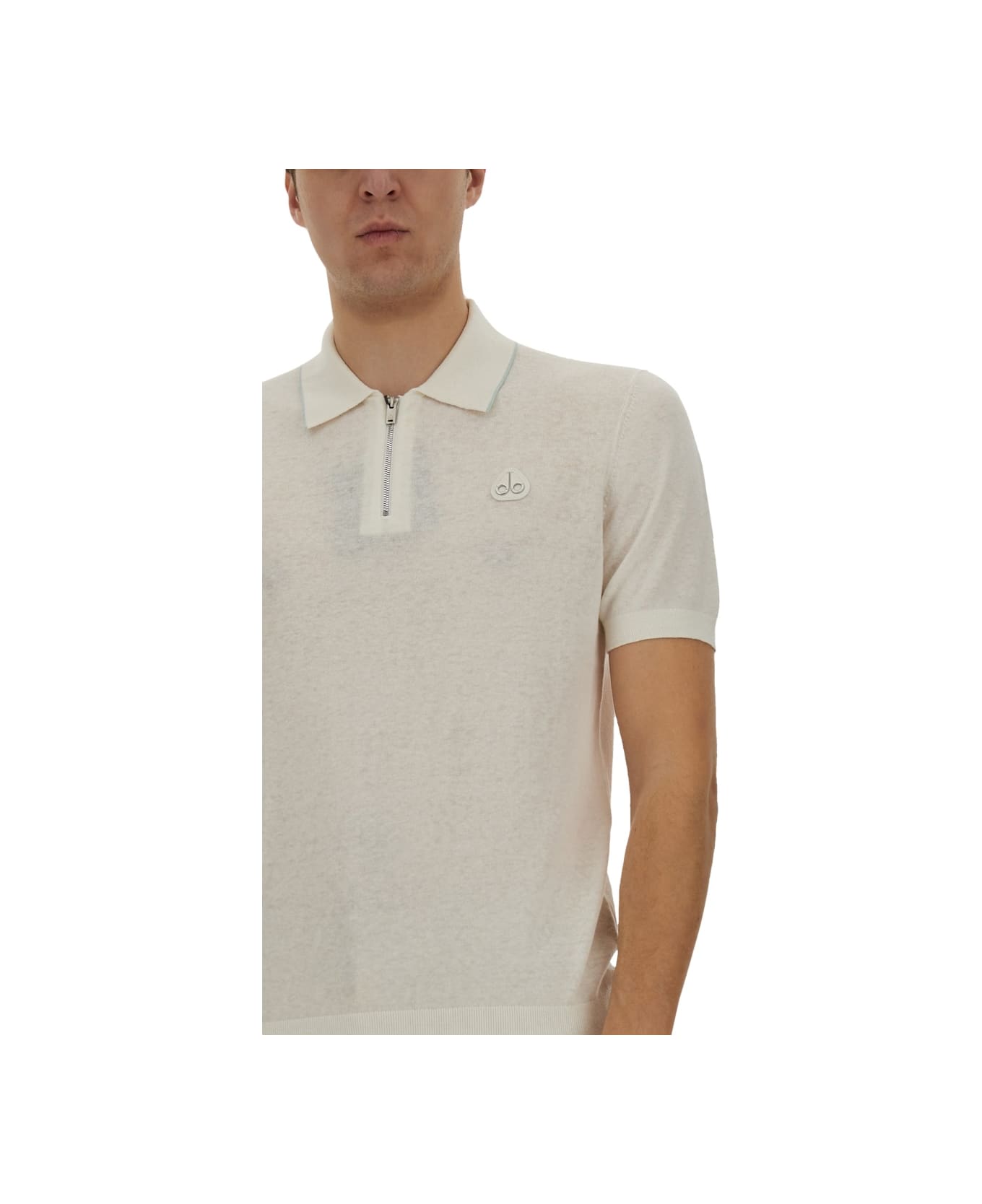 Moose Knuckles Polo "pavilion" - WHITE