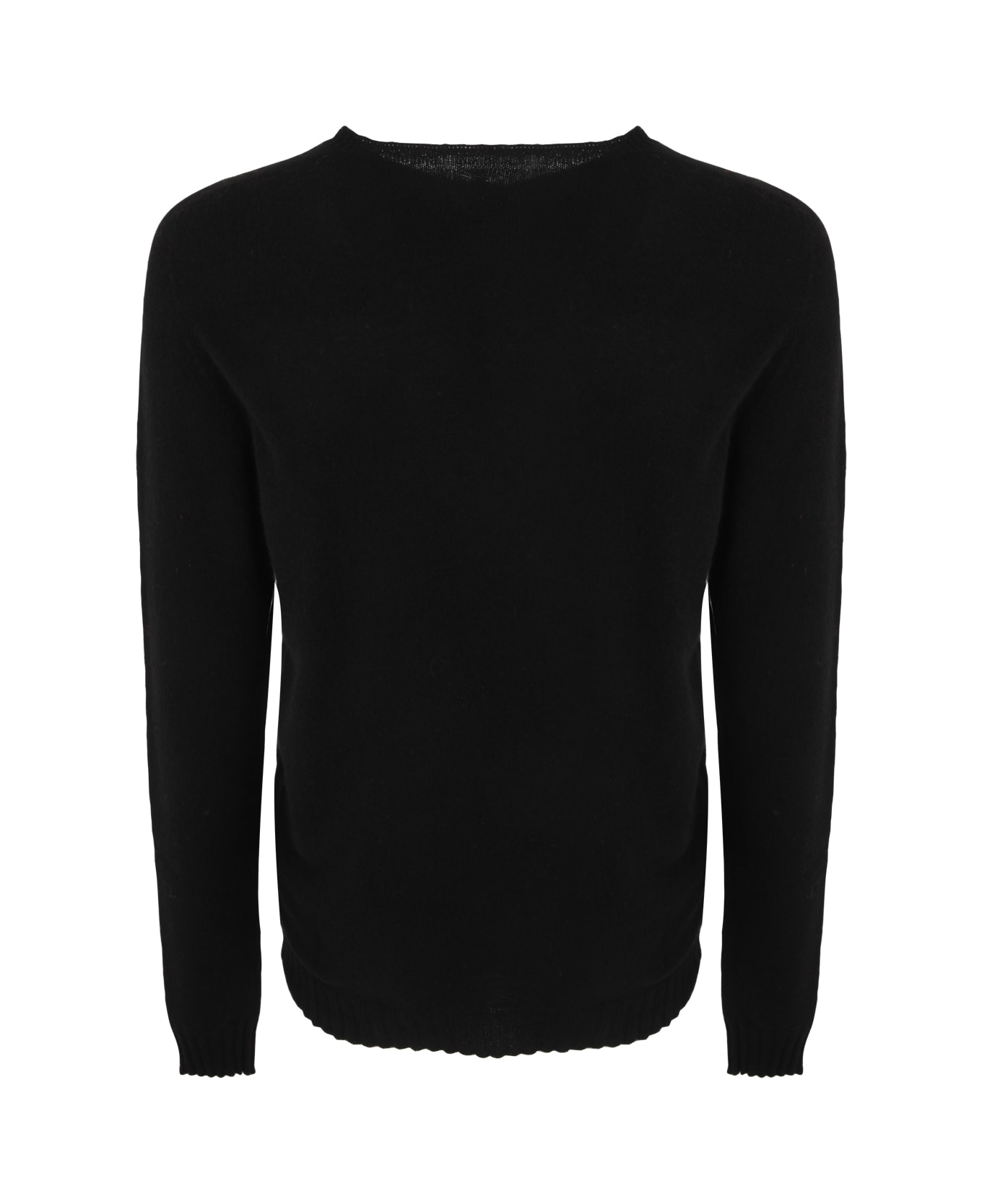 MD75 Cashmere Crew Neck Sweater - Black