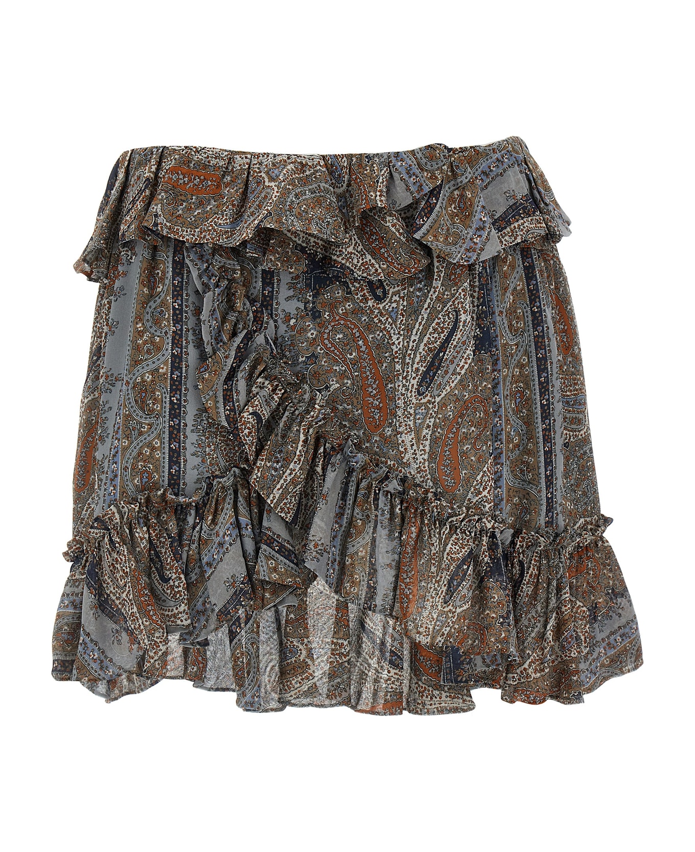 Saint Laurent All Over Print Skirt - MULTICOLORE