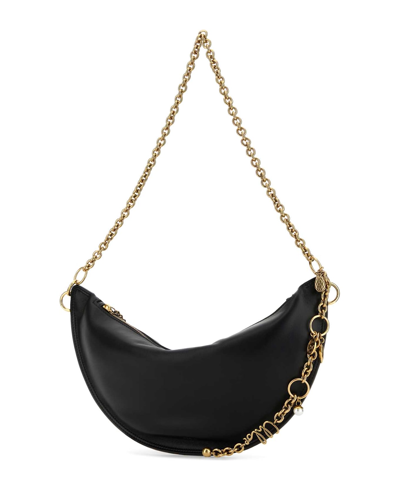 Chloé Black Nappa Leather Chloe Icons Shoulder Bag - BLACK
