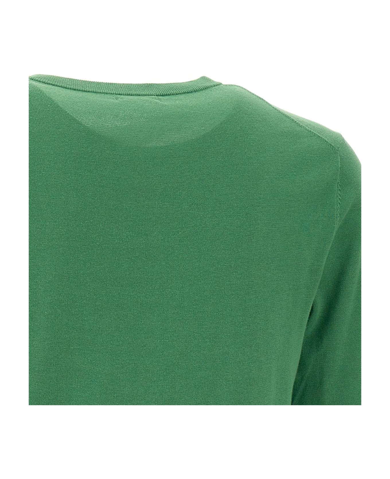 Sun 68 'solid' Cotton Sweater - Verde