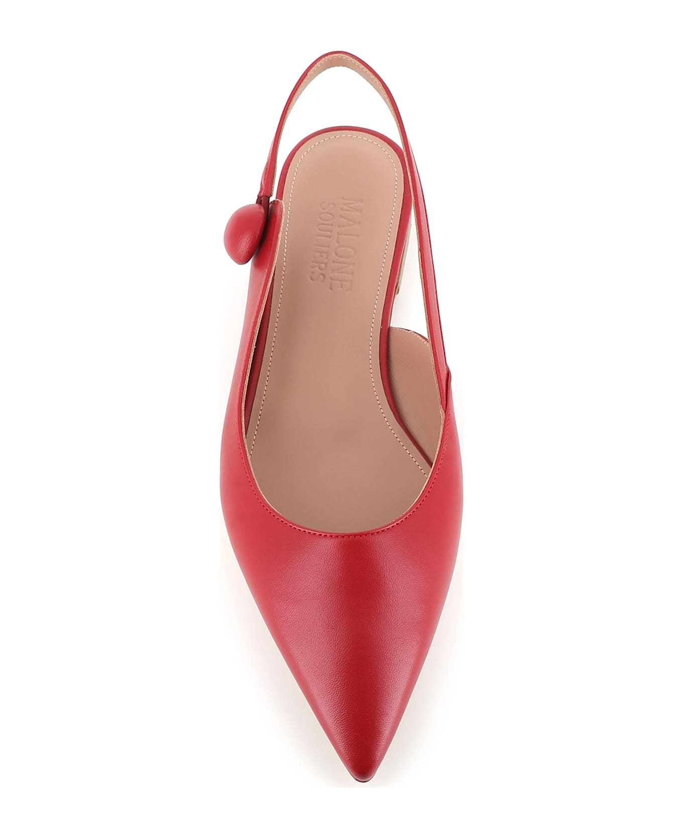 Malone Souliers Ballerina Palmer 10-4 - Carmin red