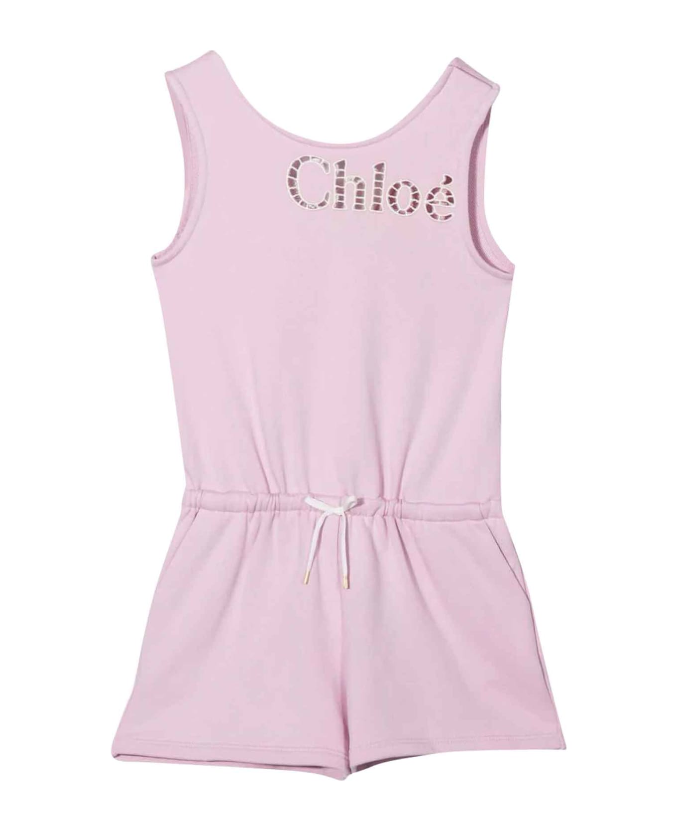 Chloé Wisteria Girl Jumpsuit Kids - Malva