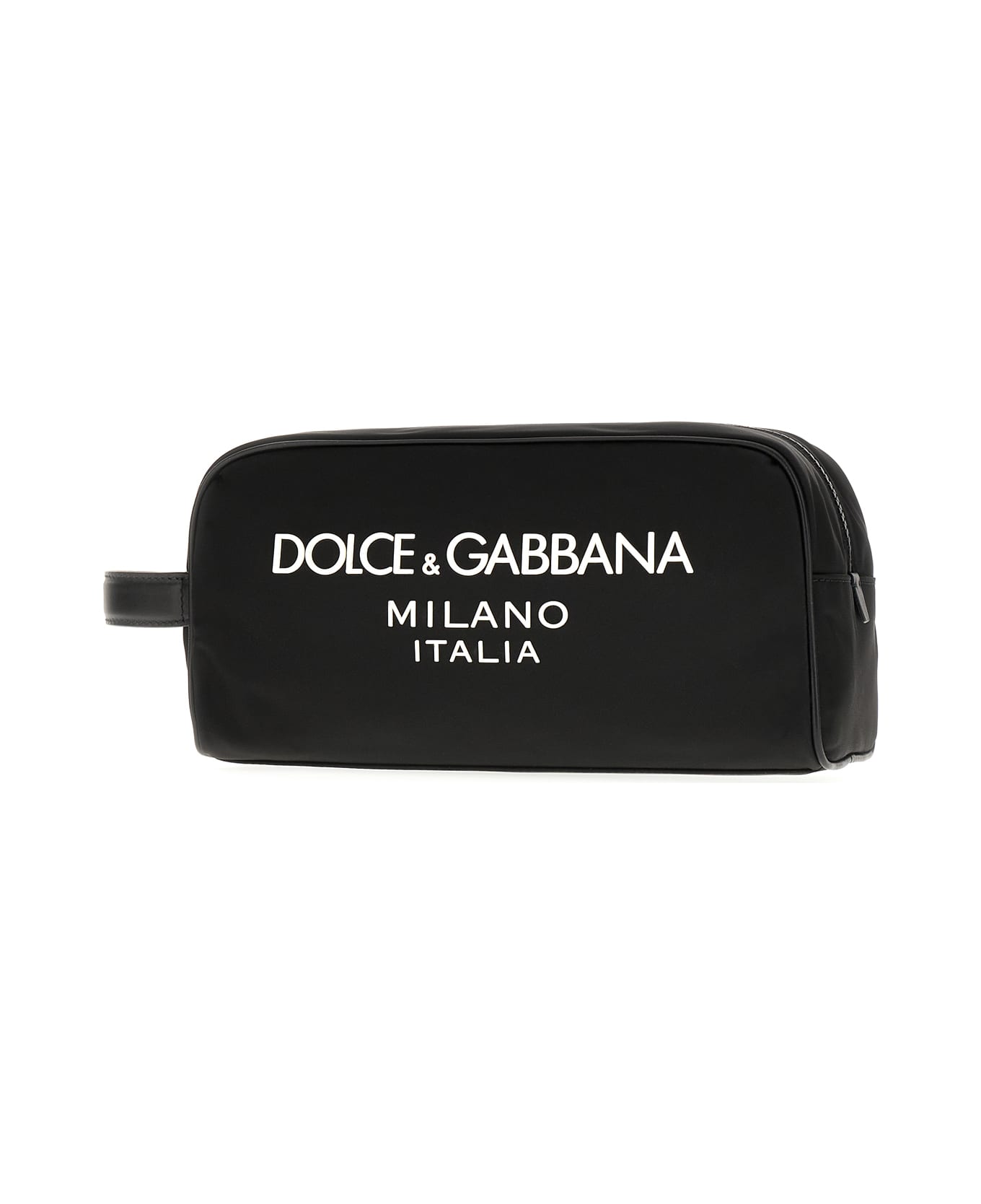 Dolce & Gabbana Black Nylon Blend Beauty Case - Nero