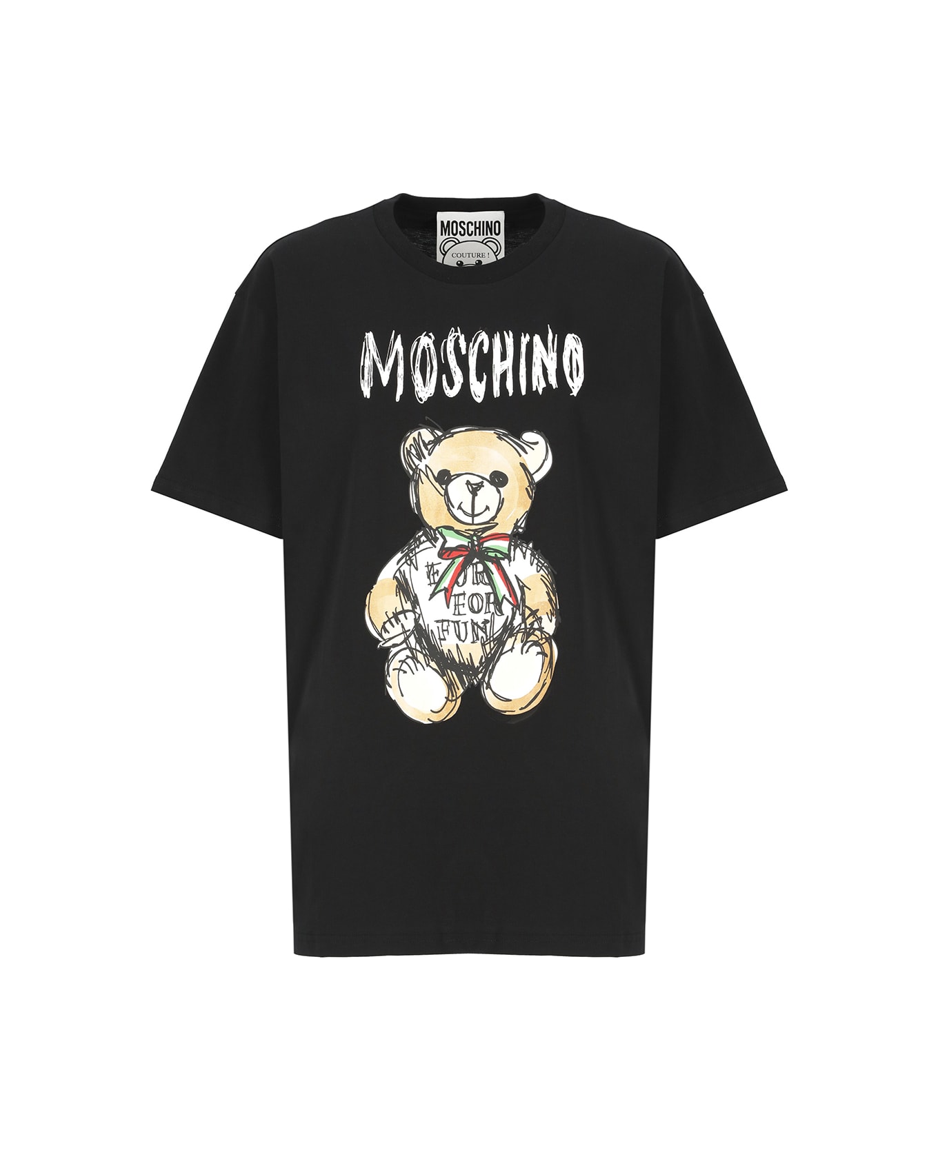 Moschino Drawn Teddy Bear T-shirt - Black Tシャツ