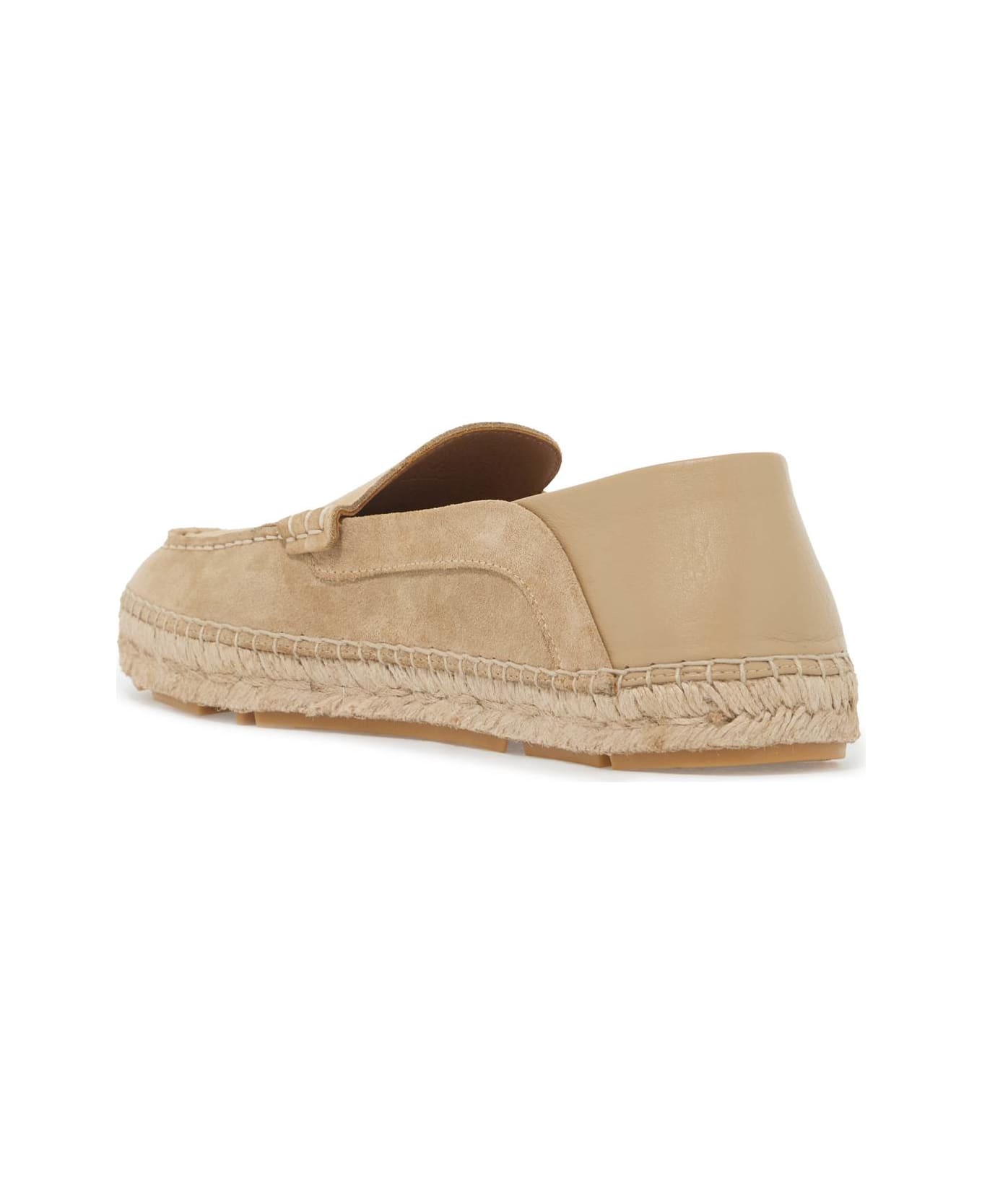 Versace Suede Moccasin-style Es - MASTIC (Beige)