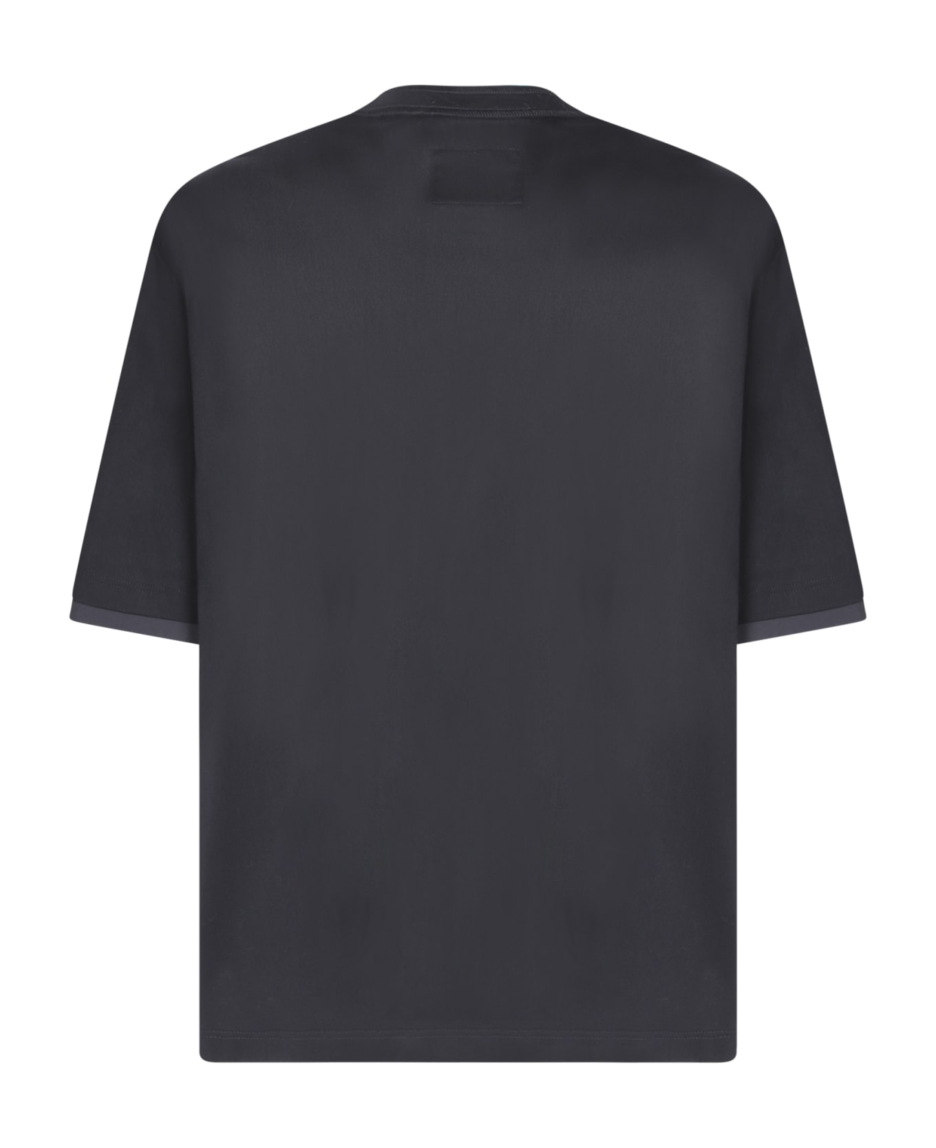 Sacai Black Zip Pocket T-shirt - Black