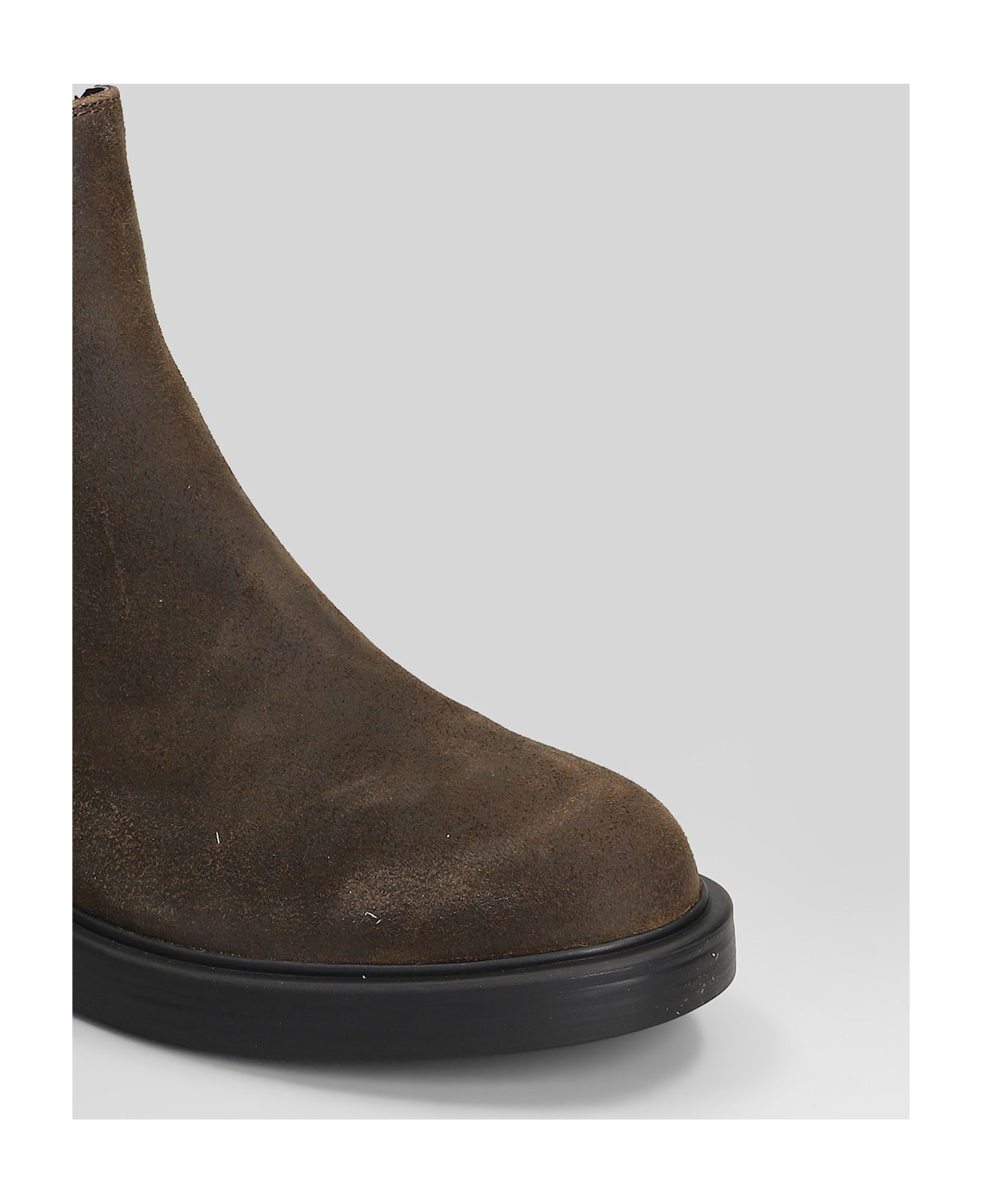 Camper Dean Ankle Boots In Brown Suede - brown
