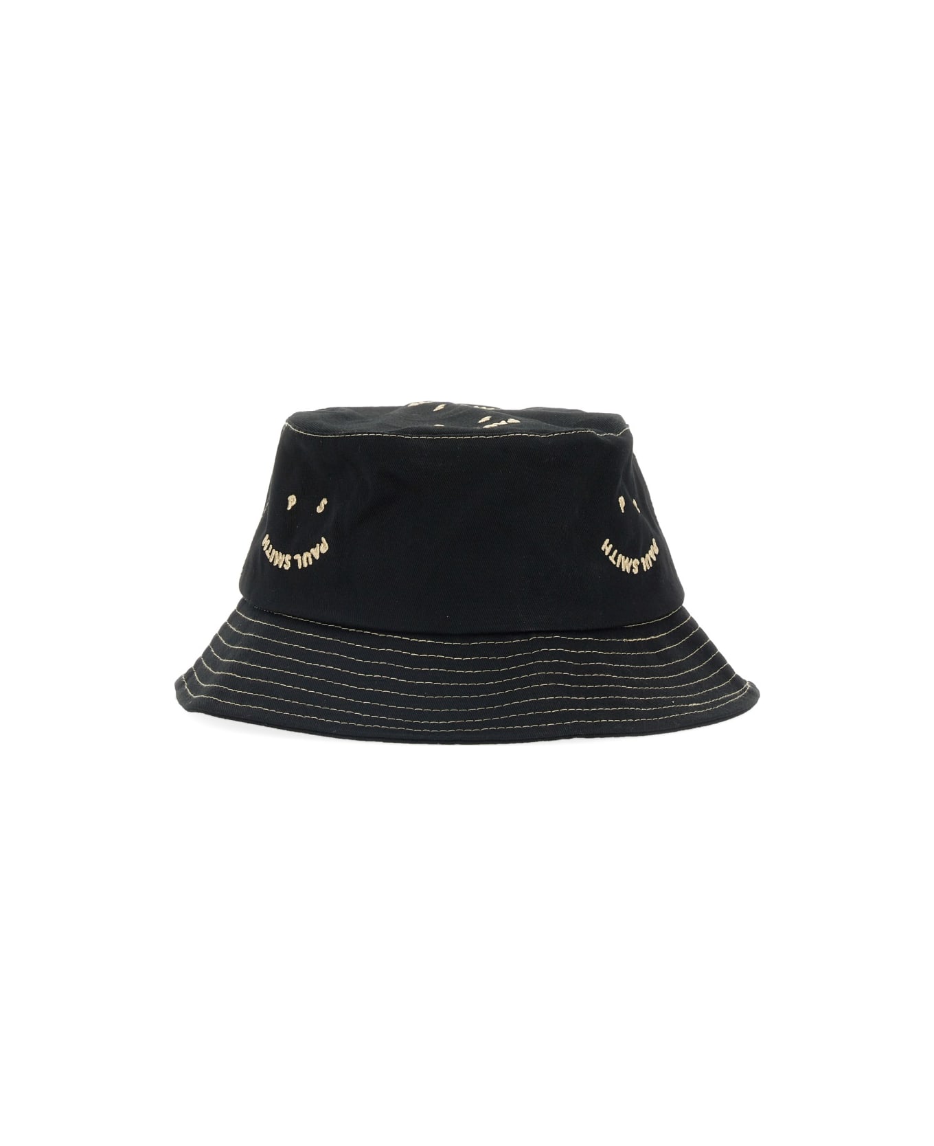 PS by Paul Smith Happy Bucket Hat - BLACK