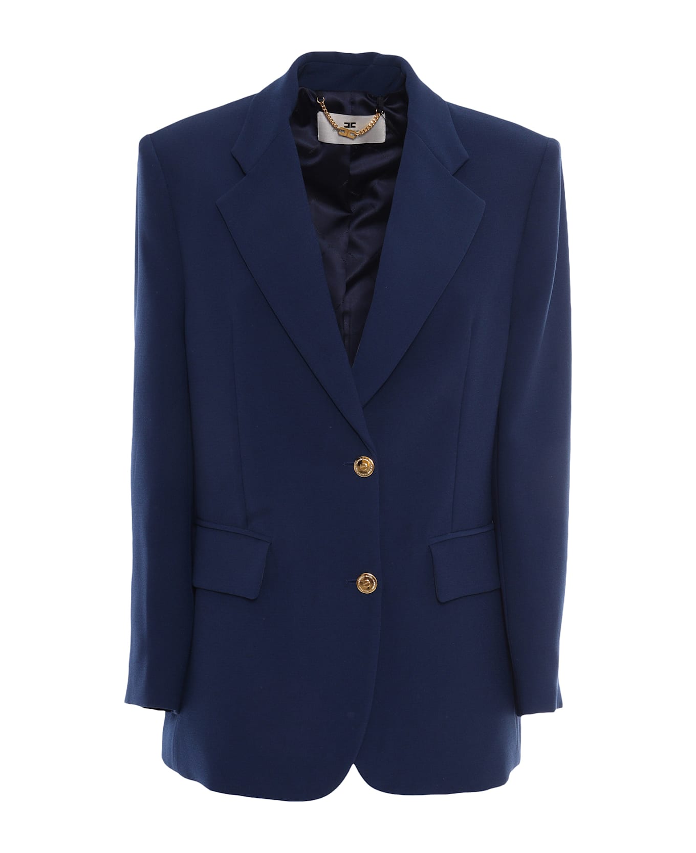 アウターその他 ELISABETTA FRANCHI Woman Suit Blue TP003 DC8 ELISABETTA FRANCHI(エリザベッタ フランキ) アウターその他