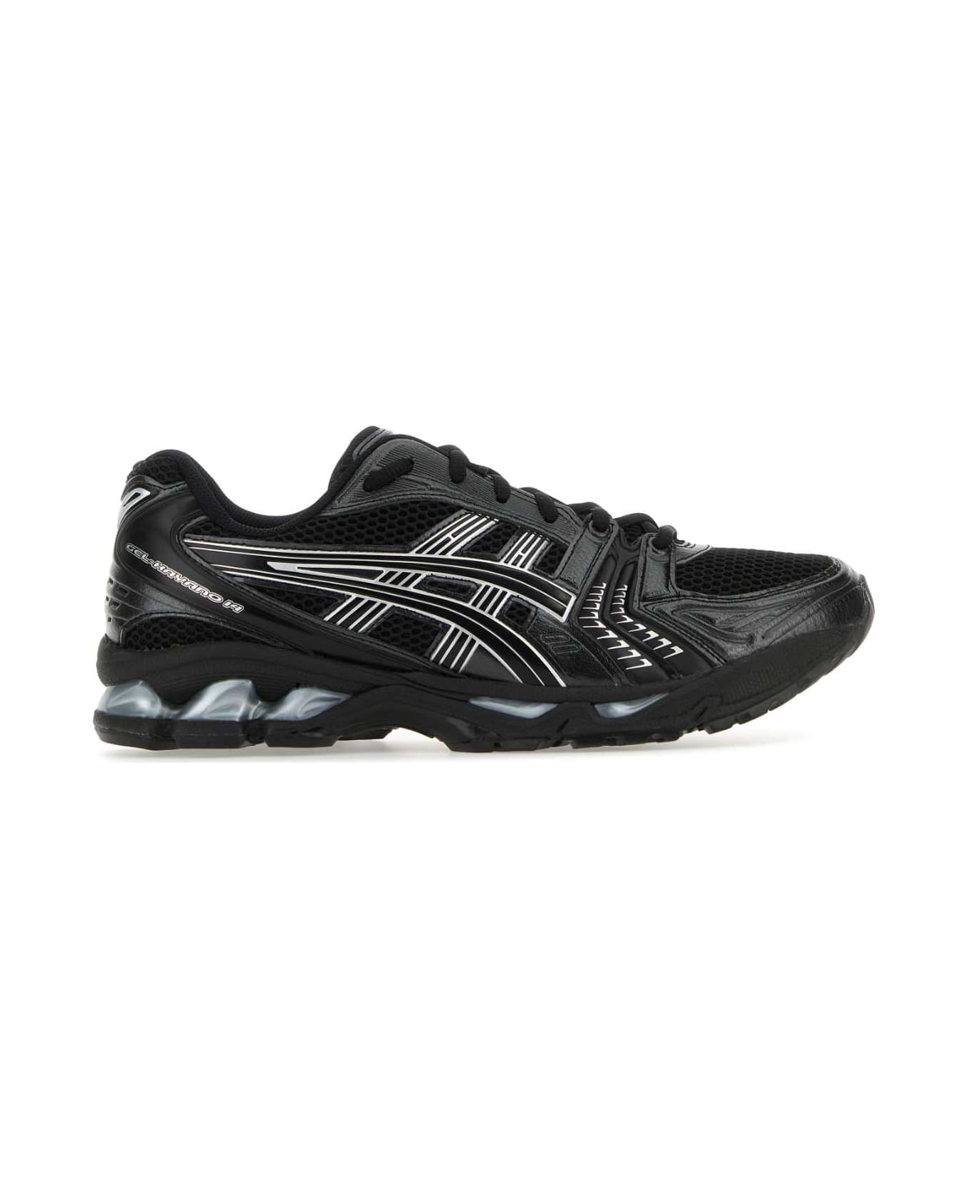Asics Multicolor Mesh And Rubber Gel-kayano 14 Sneakers - BLACKPURESILVER
