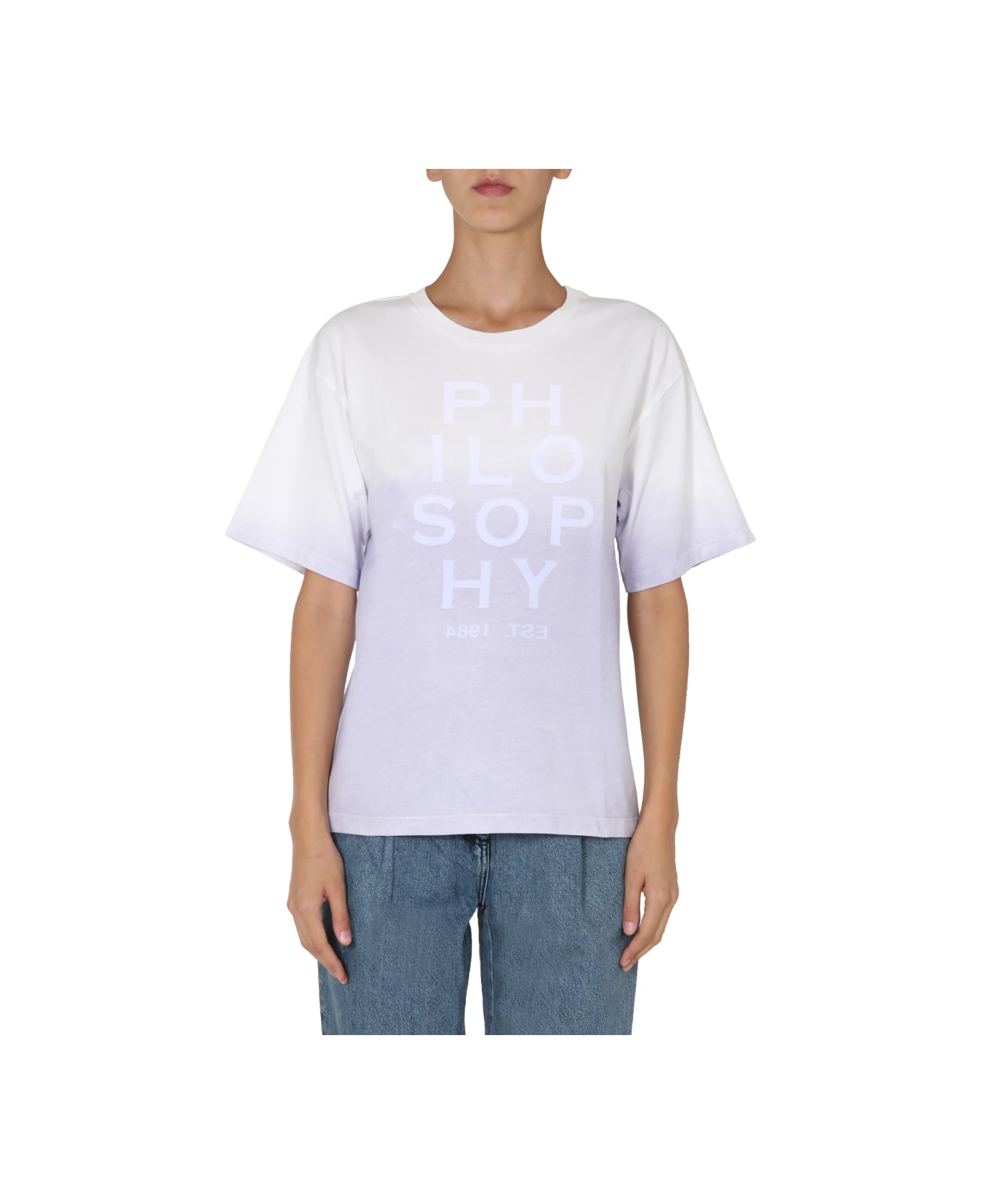 Philosophy di Lorenzo Serafini Crew Neck T-shirt - WHITE Tシャツ