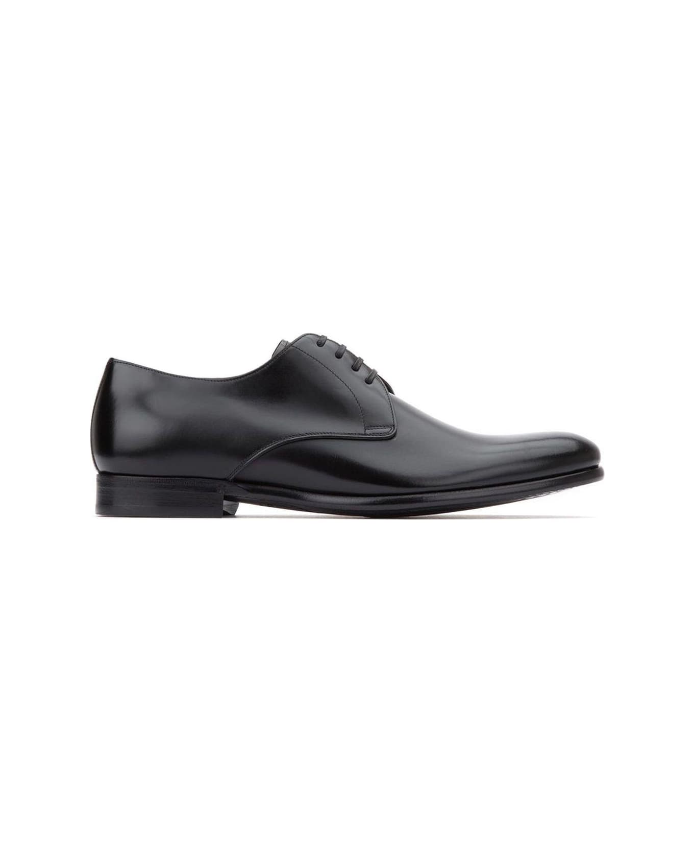 Dolce & Gabbana Lace-up Derby Shoes - Black ローファー＆デッキシューズ