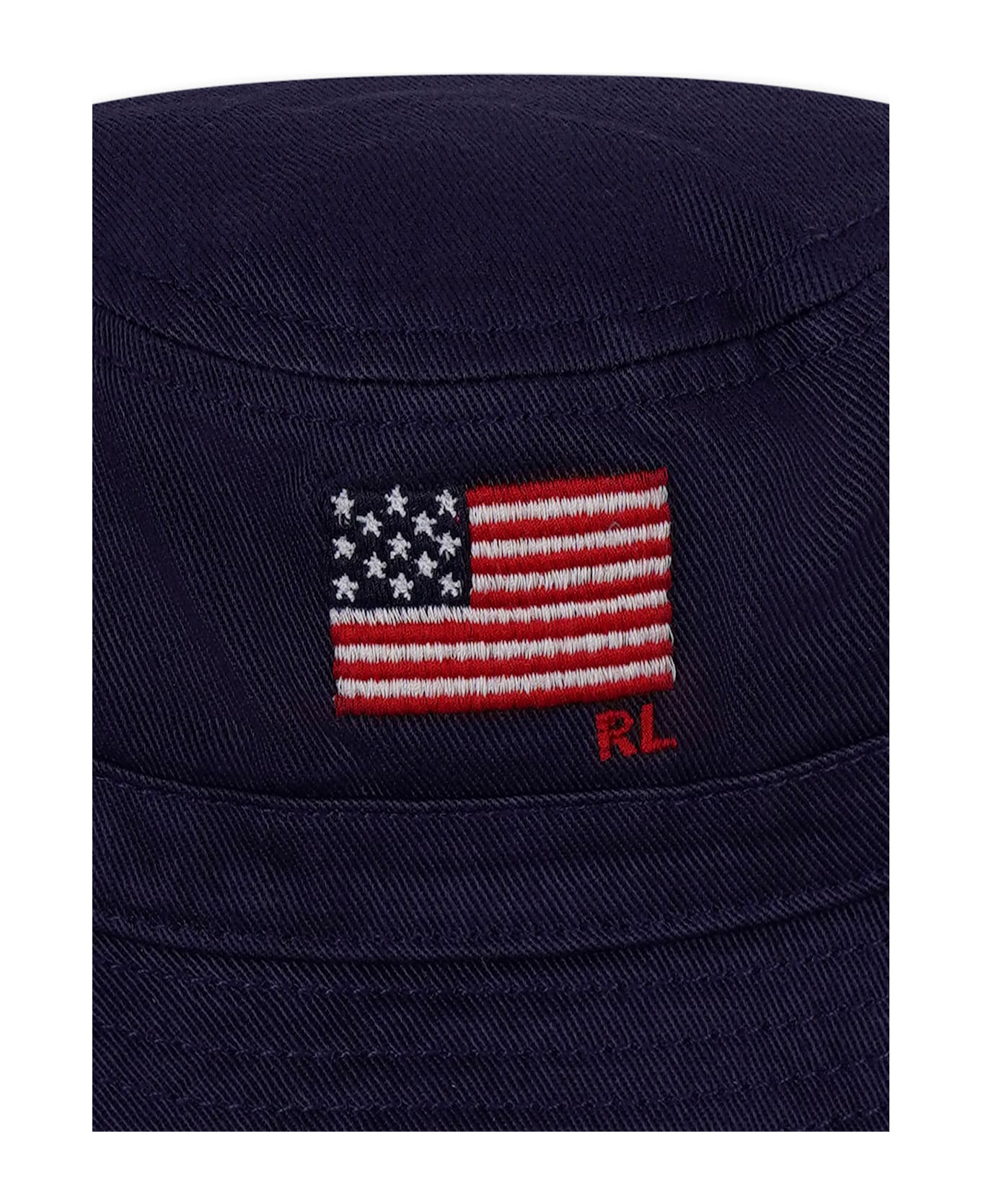 Ralph Lauren Blue Cloche For Babykids With Flag - Blue