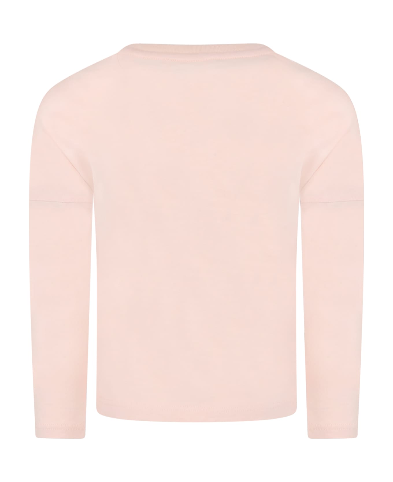 Chloé Pink T-shirt For Girl With Logo - Pink