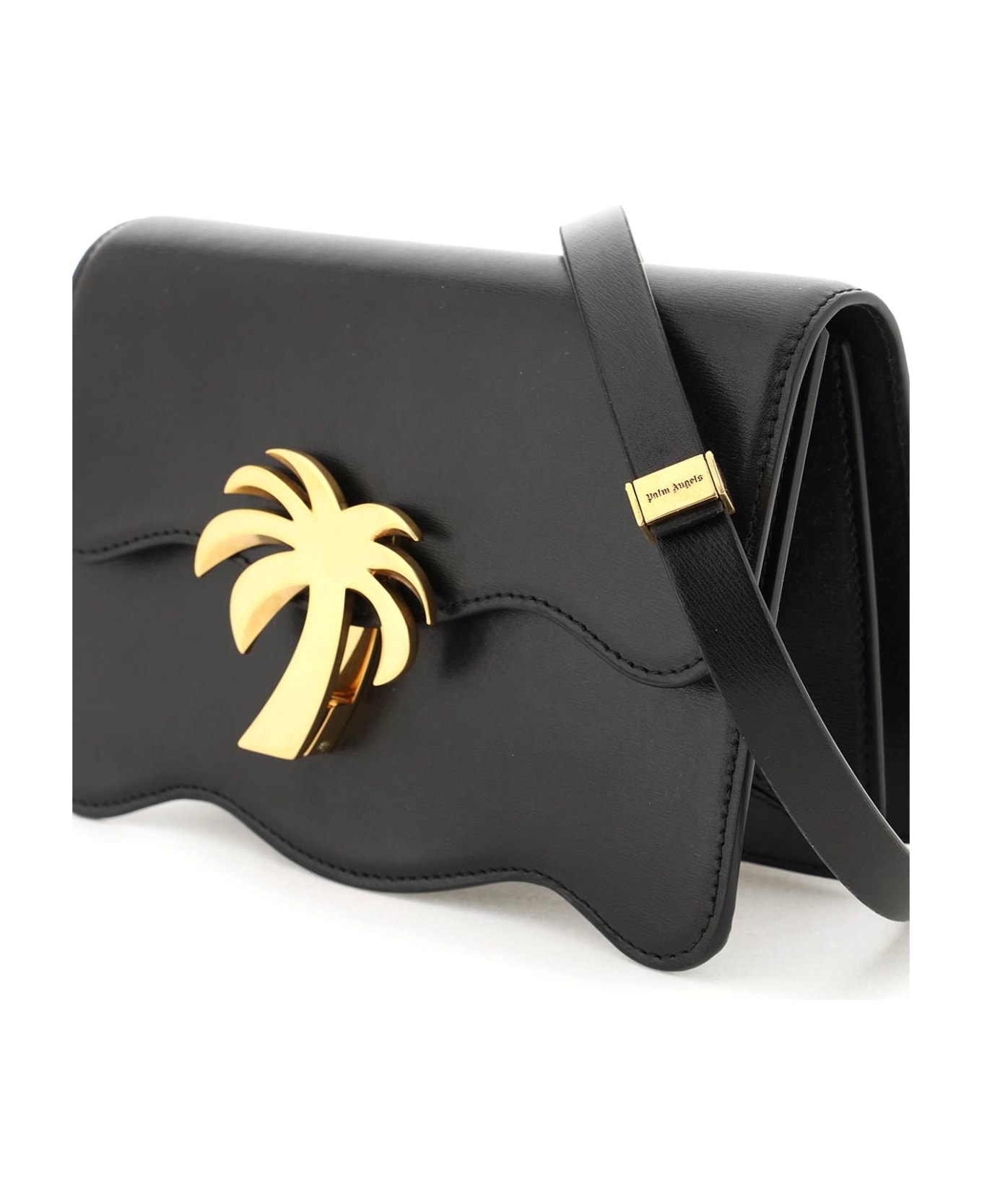 Palm Angels Medium 'palm Beach' Bag - BLACK GOLD (Black)