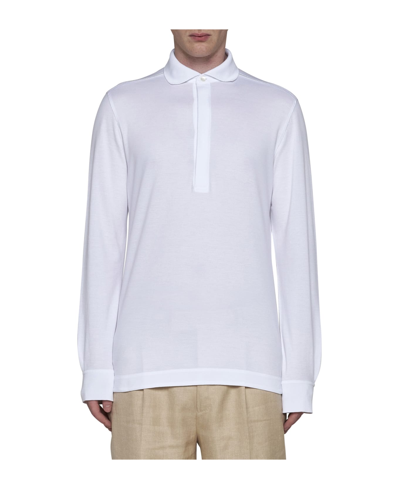Zegna Polo Shirt - Bianco