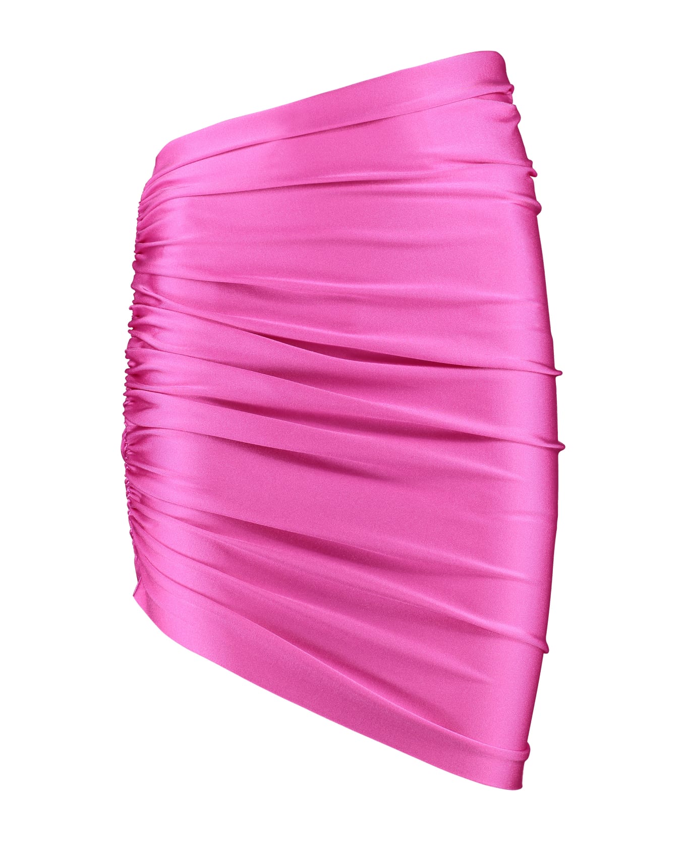 The Andamane Technical Fabric Mini-skirt - Fuchsia
