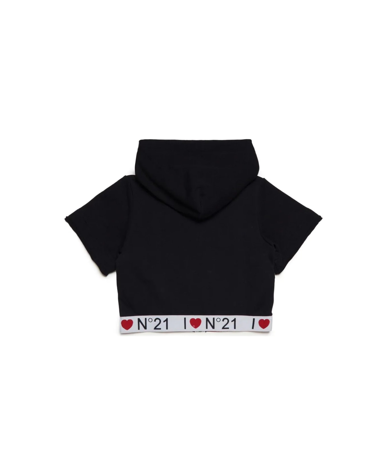 N.21 Felpa Con Logo - Black ニットウェア＆スウェットシャツ