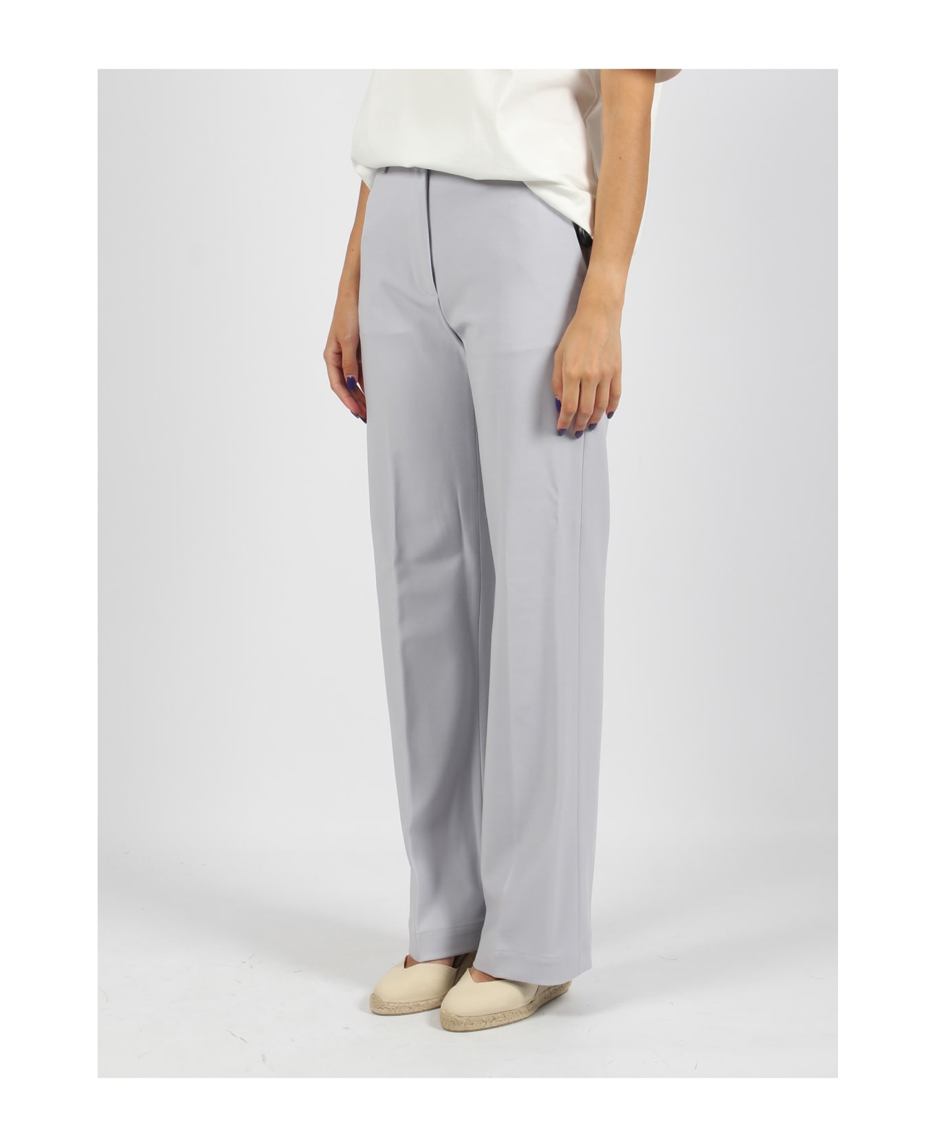 Nine in the Morning Deep Palazzo Trousers - Pink & Purple