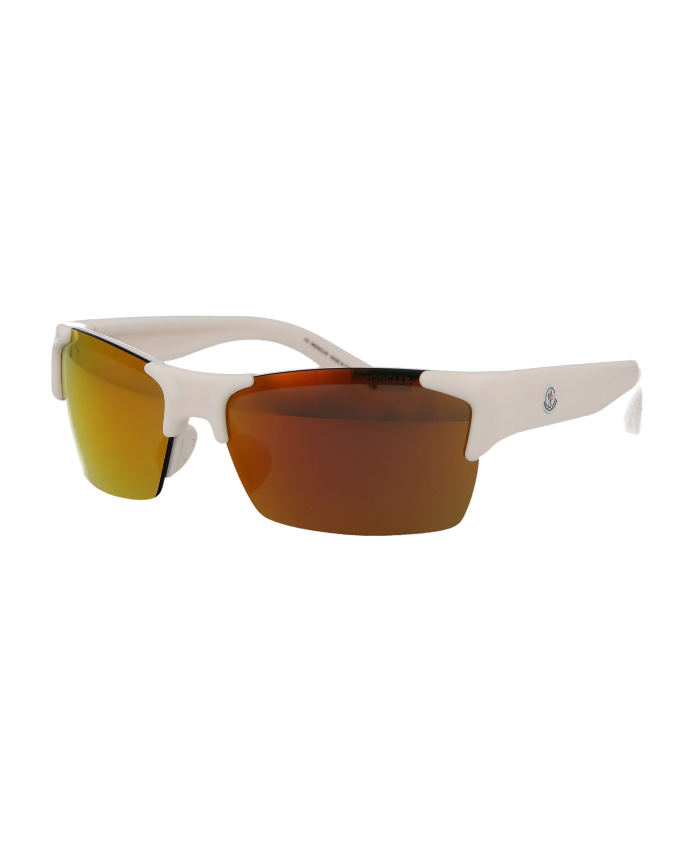 Moncler Eyewear Ml0282 Sunglasses - 21G Bianco Lucido